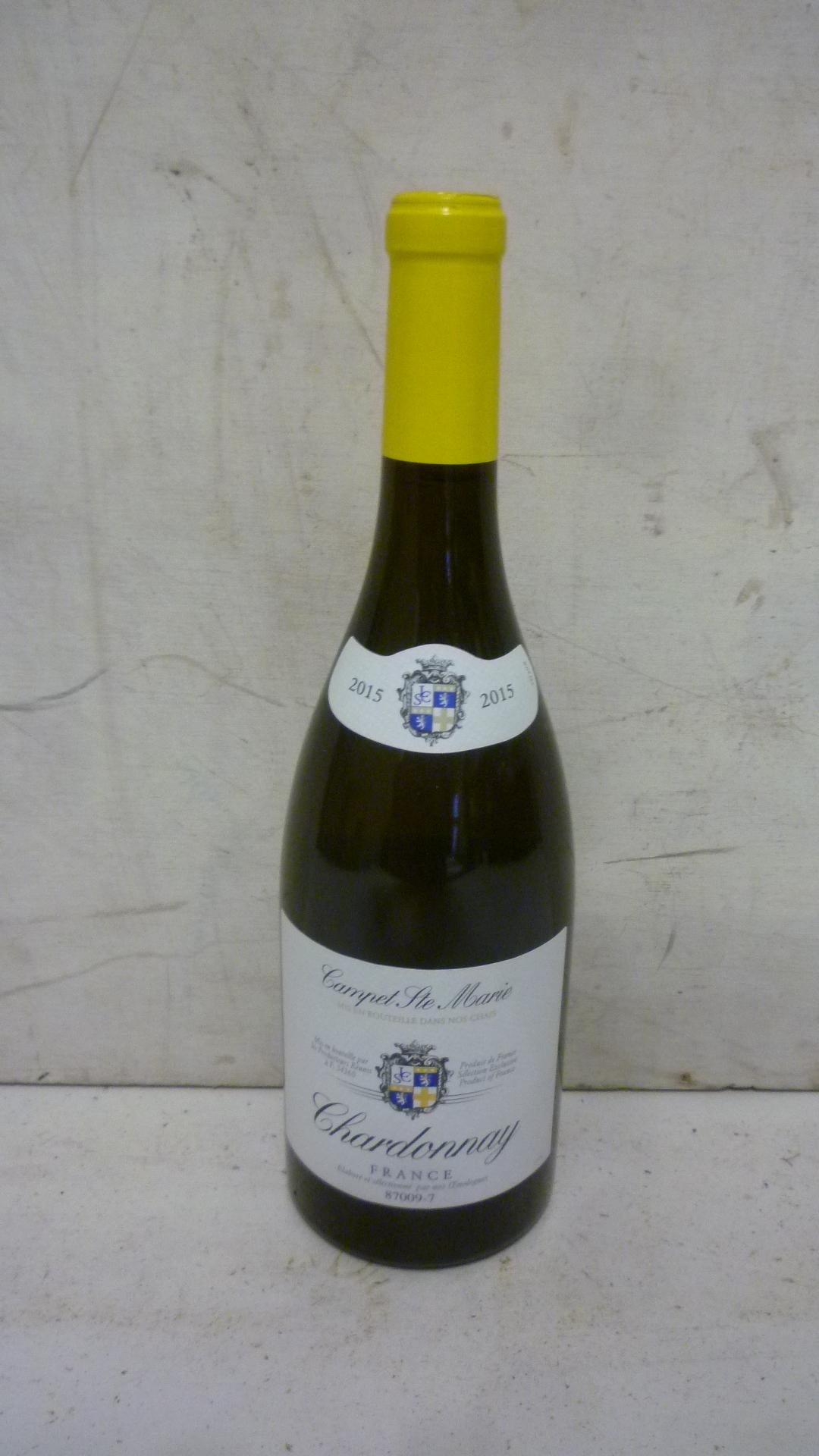 Twelve bottles 2015 Chardonnay Campet Ste Marie Image