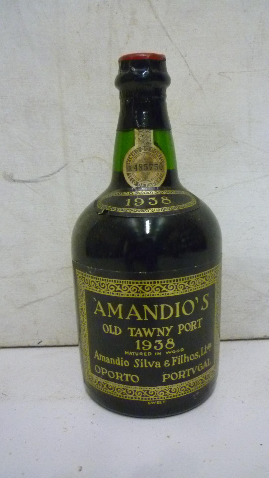 One bottle 1938 Amandio's Old Tawny Port Image