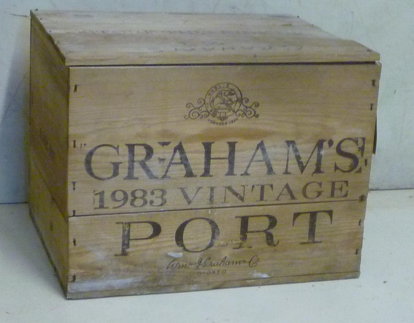 Twelve bottles 1983 Grahams Image