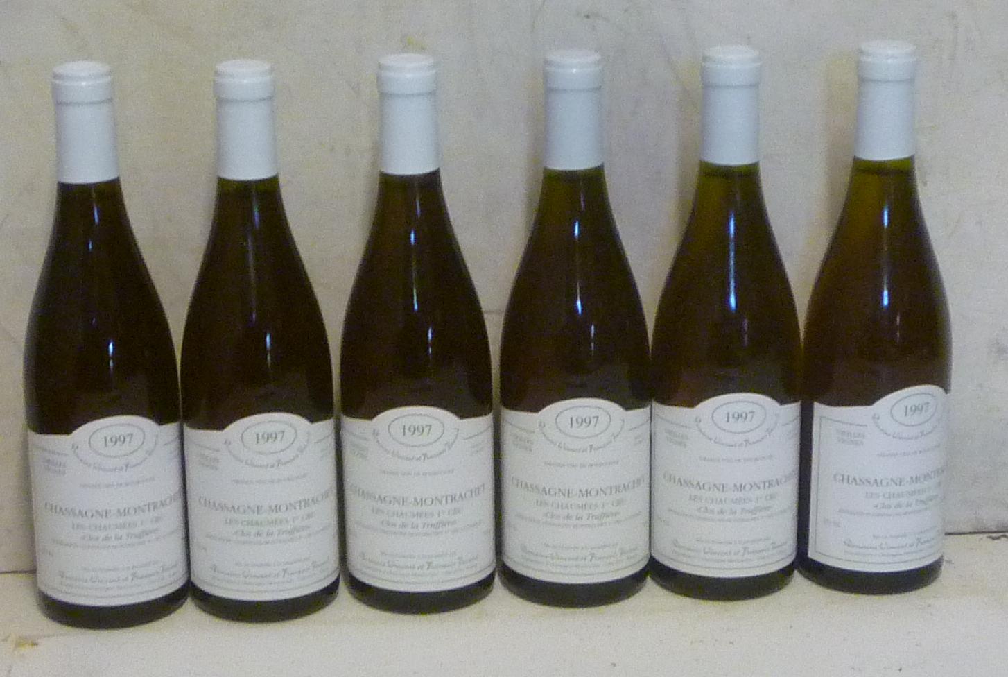 Six bottles 1997 Chassagne Montrachet Image