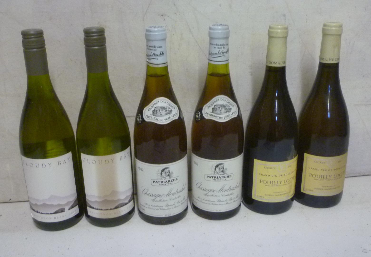 Two bottles 1982 Chassagne-Montrachet Patriache Pere et Fils Image