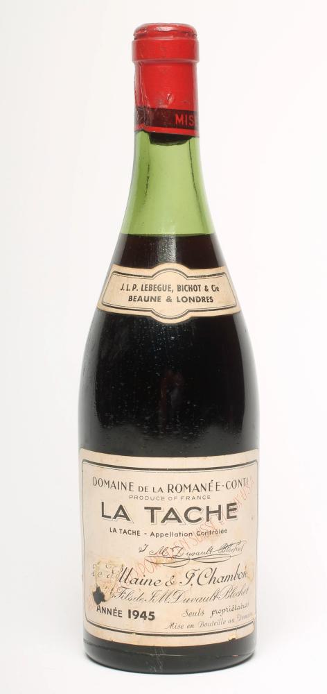One bottle 1945 La Tache Domaine de La Romanee-Conti Image
