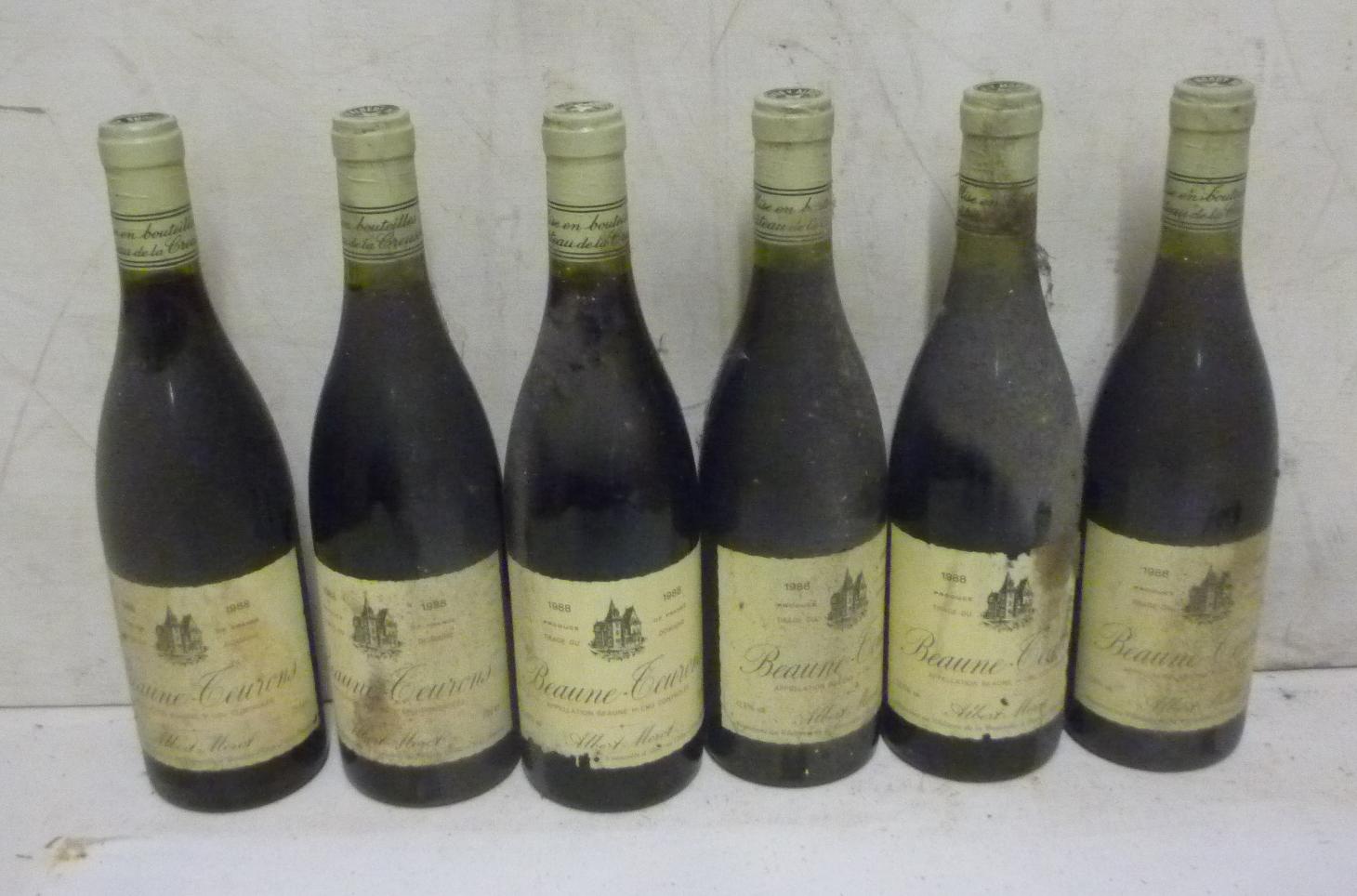Six bottles 1988 Beaune-Teurons Image