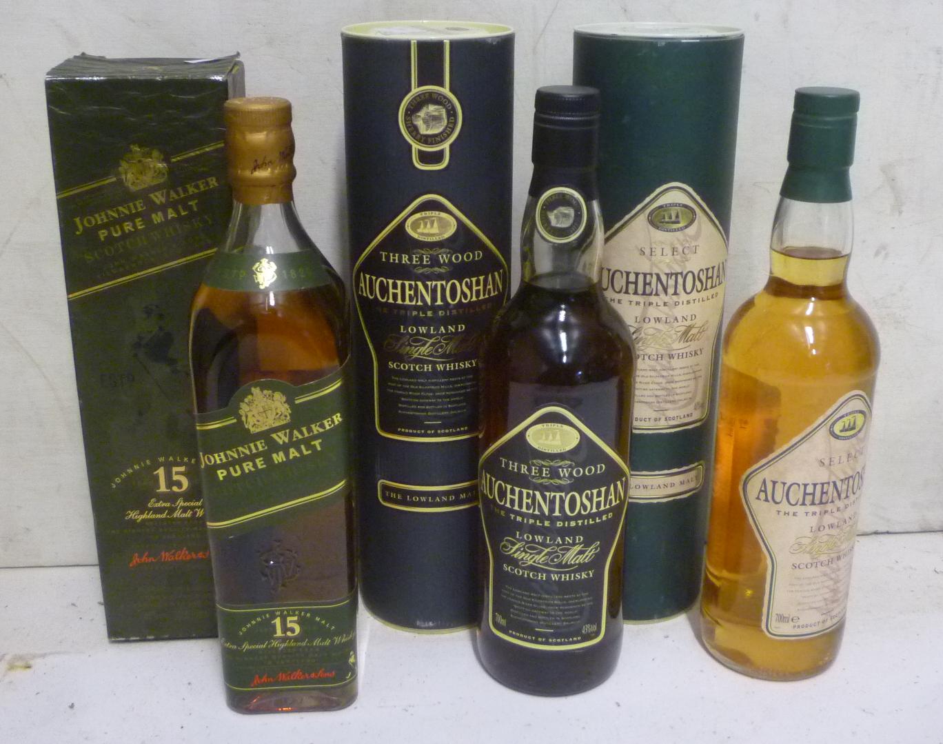 One bottle Auchentoshan Three Wood Single Malt Image