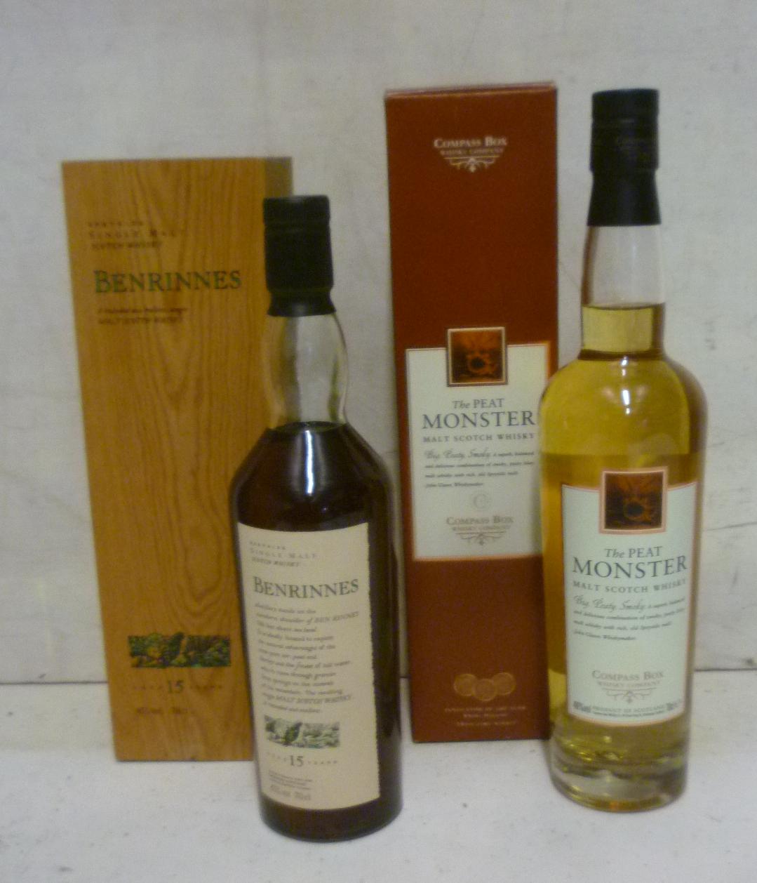 One bottle Benrinnes 15 year old Speyside single Malt Image