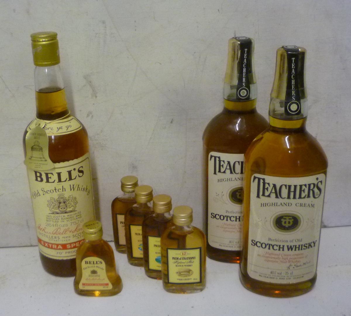 Two bottles Teacher's Scotch Whisky Image