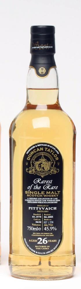 One bottle Pittyvaich 26 year old Single Malt Image