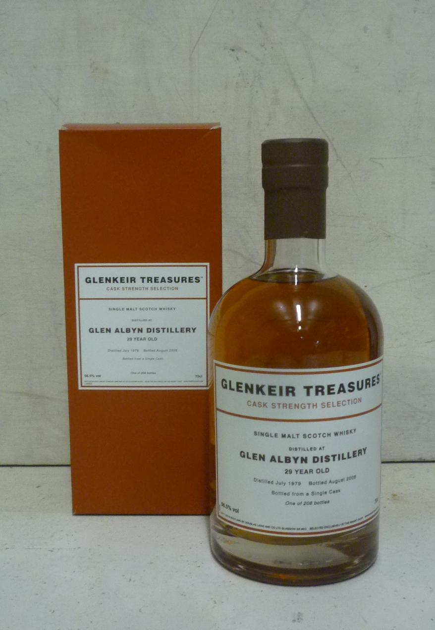 One bottle Glenkeir Treasures 29 year old Single Malt Albyn distillery Image