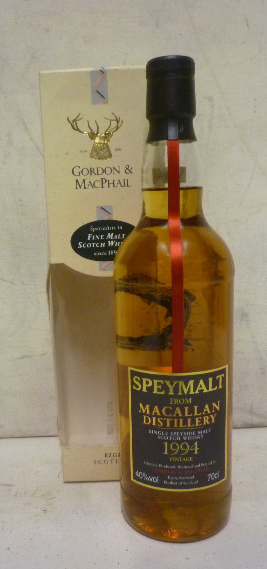 One bottle 1994 Speymalt MaCallan Distillery Speyside Single Malt Image