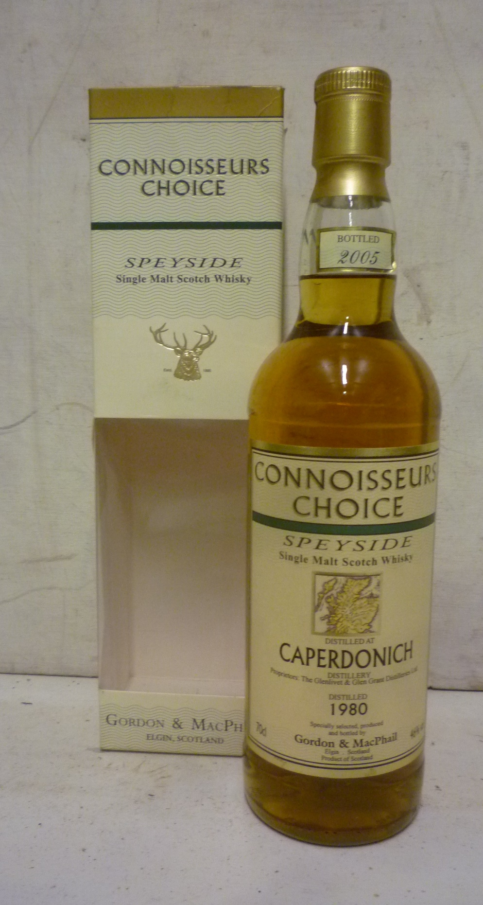 One bottle 1980 Caperdonich 25 year old Speyside Single Malt Image