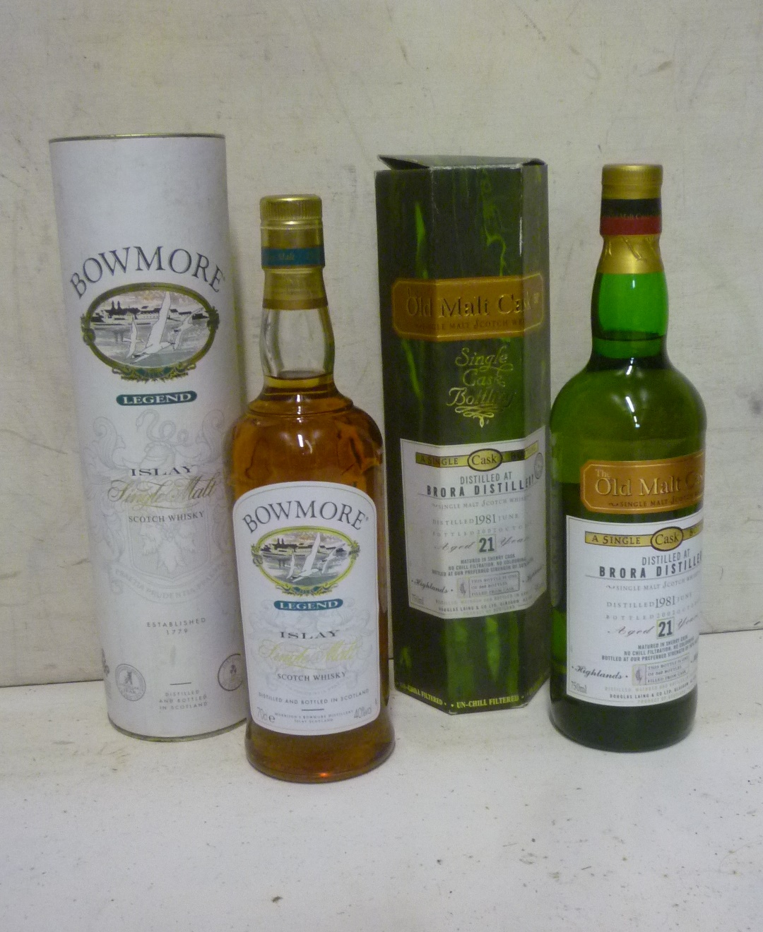 One bottle 1981 The Old Malt Cast 21 year old Brora Single Malt Image