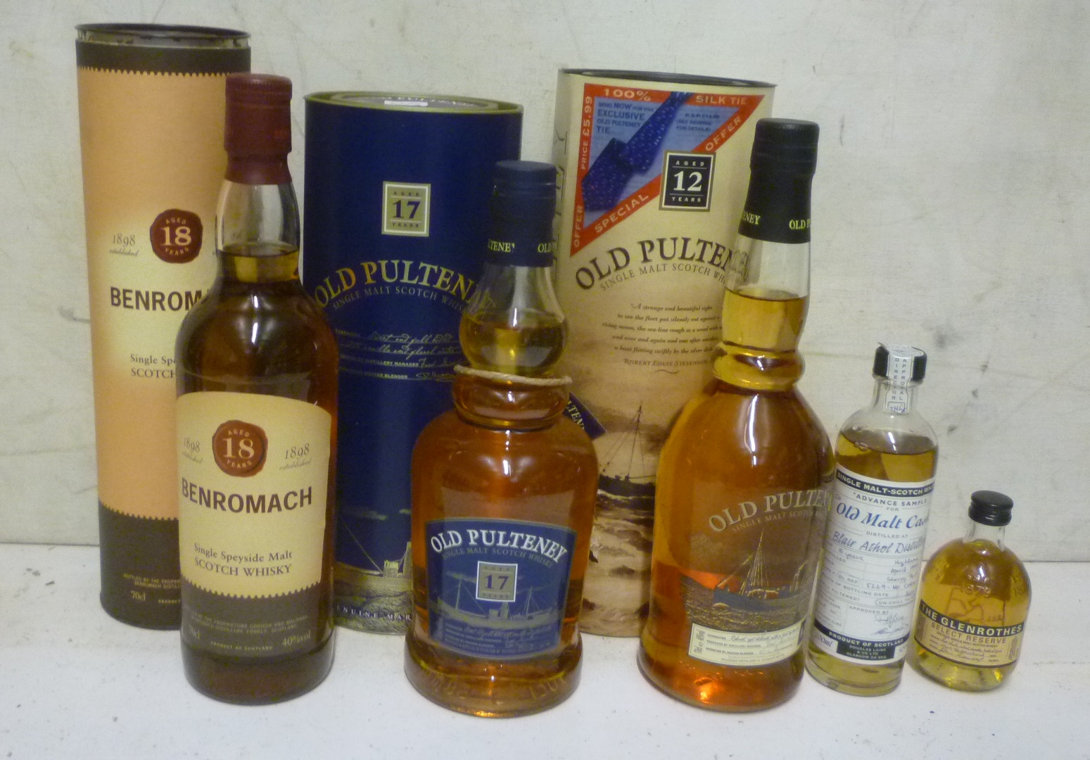 One bottle Benromach 18 year old Speyside Single Malt Image