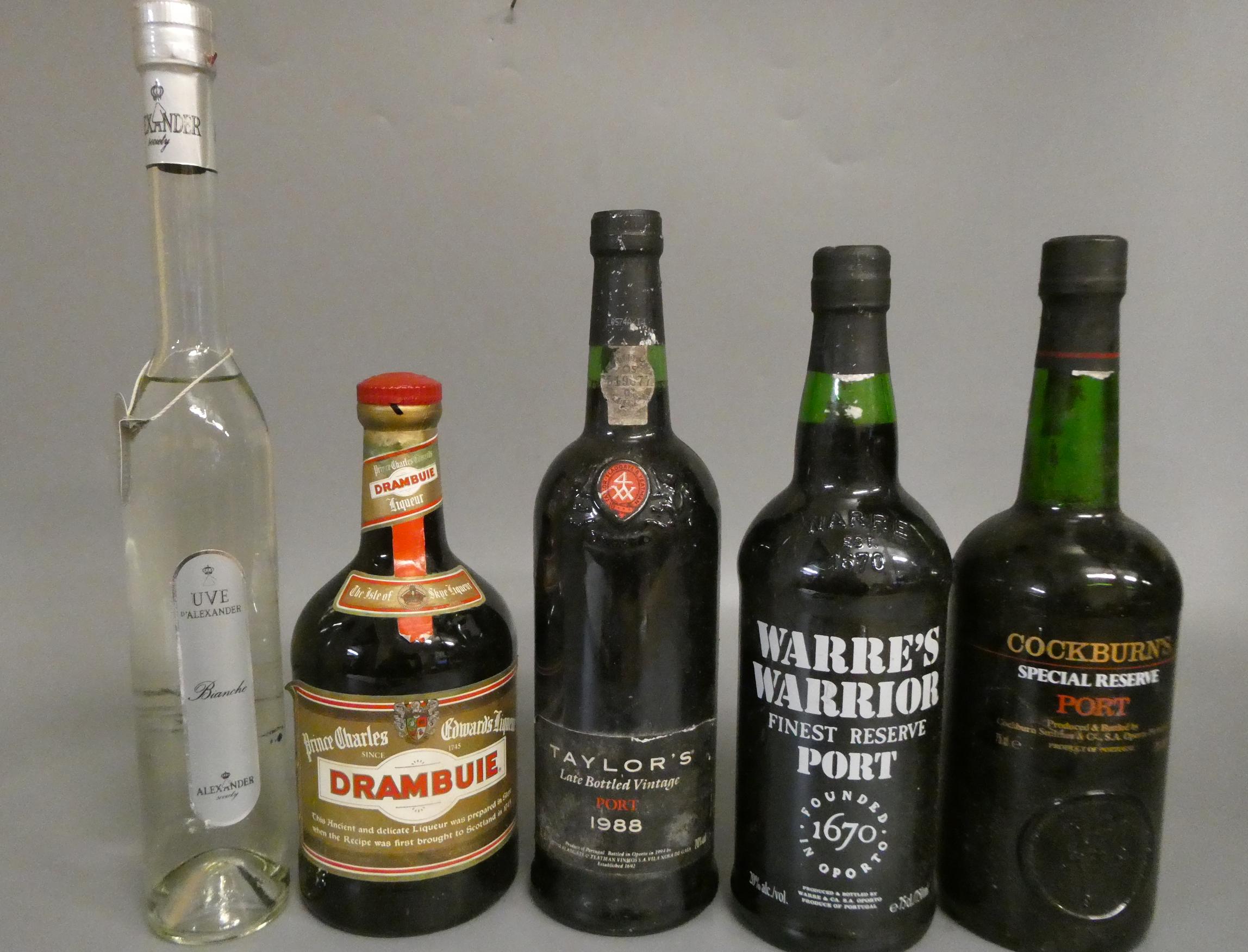 5 bottles of mixed alcohol Image