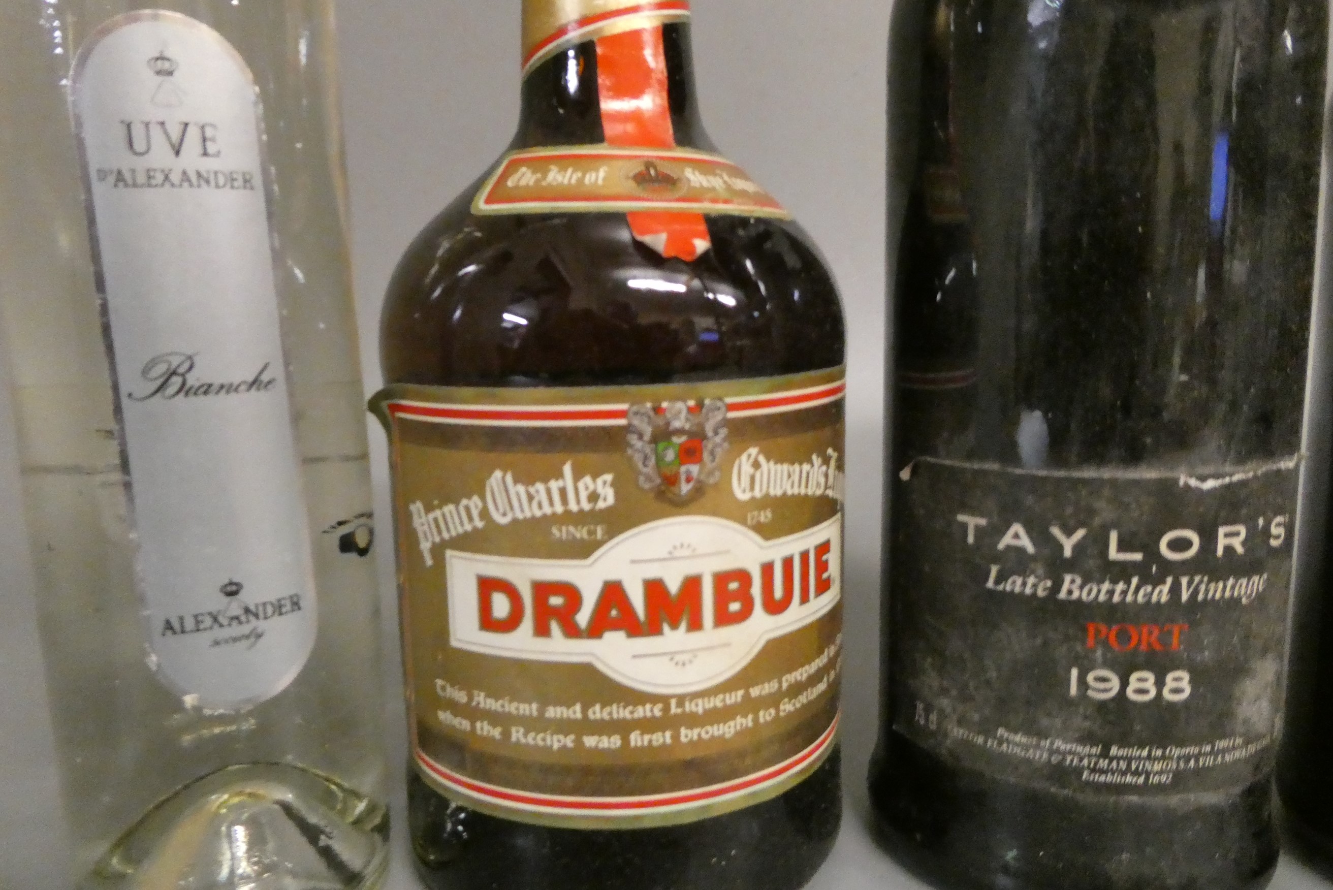 5 bottles of mixed alcohol Image