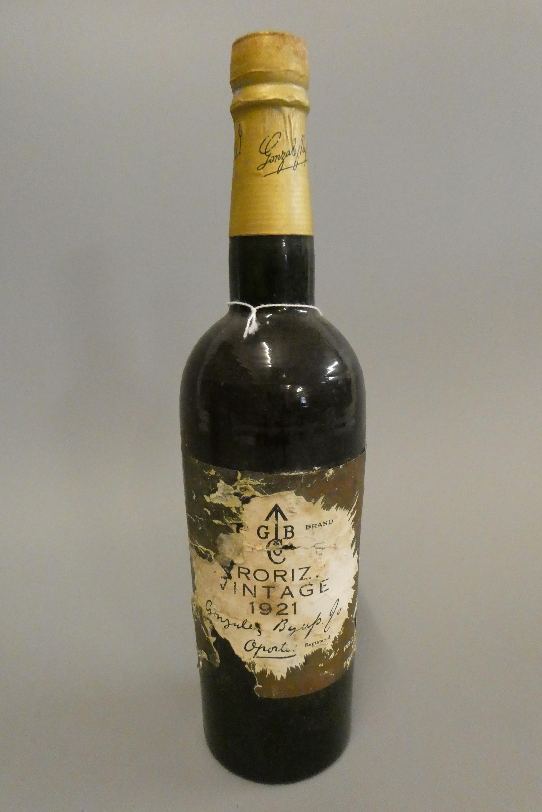 1 bottle Roriz 1921 vintage port (Est. plus 24% premium inc. VAT) Image