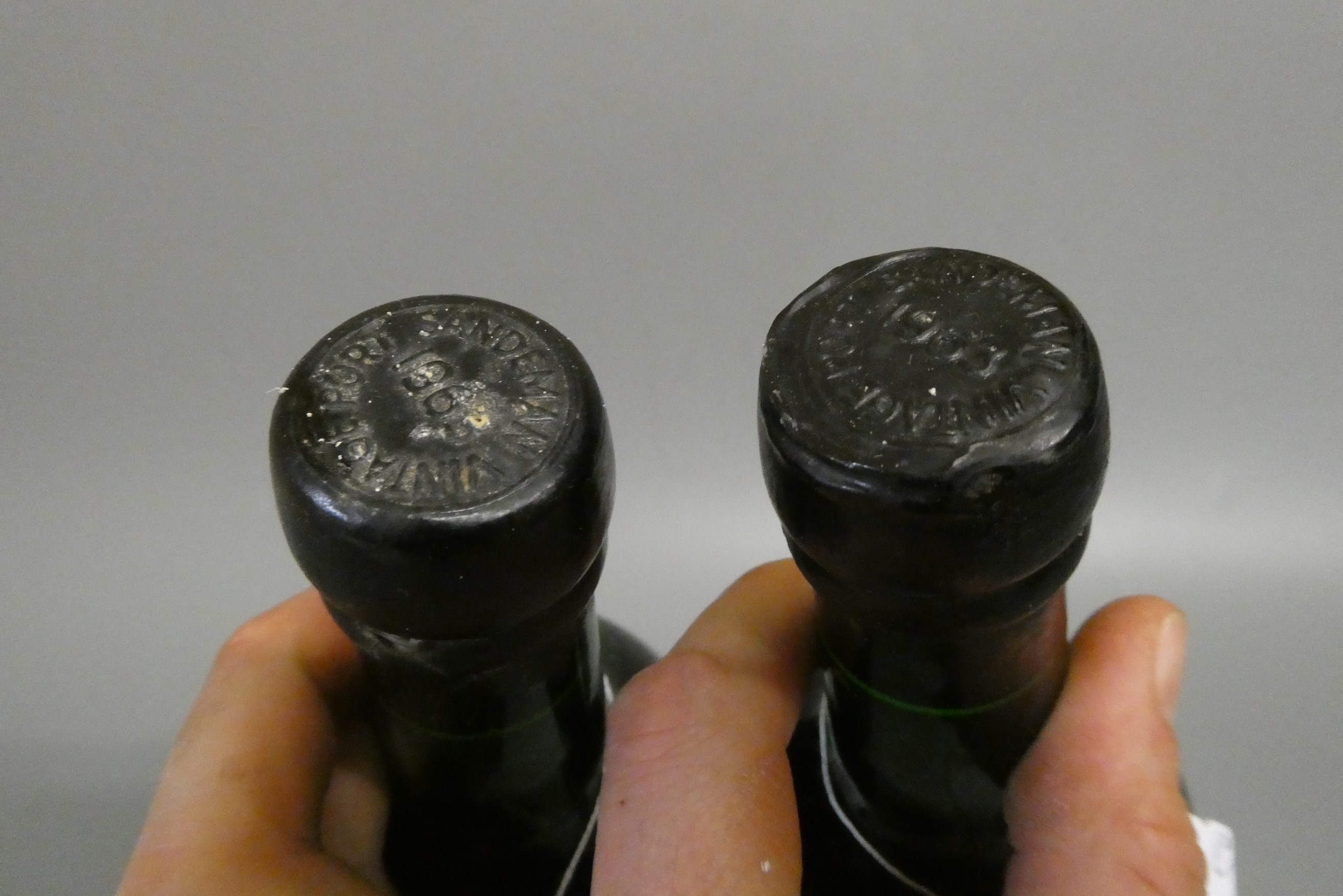 2 bottles Sandeman 1963 vintage port (Est. plus 24% premium inc. VAT) Image