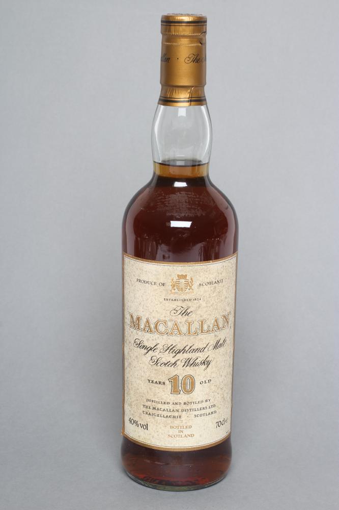1 bottle The Macallan 10 year old Single Highland malt whisky, 40% vol. Image