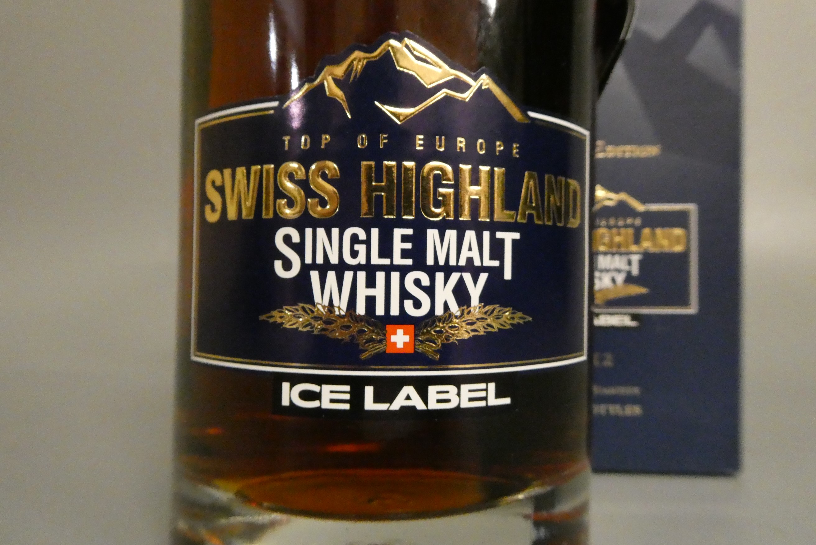 1 bottle Swiss Highland single malt whisky, Ice Label, limited production, 50cl, 59.3%, boxed (Est. Image
