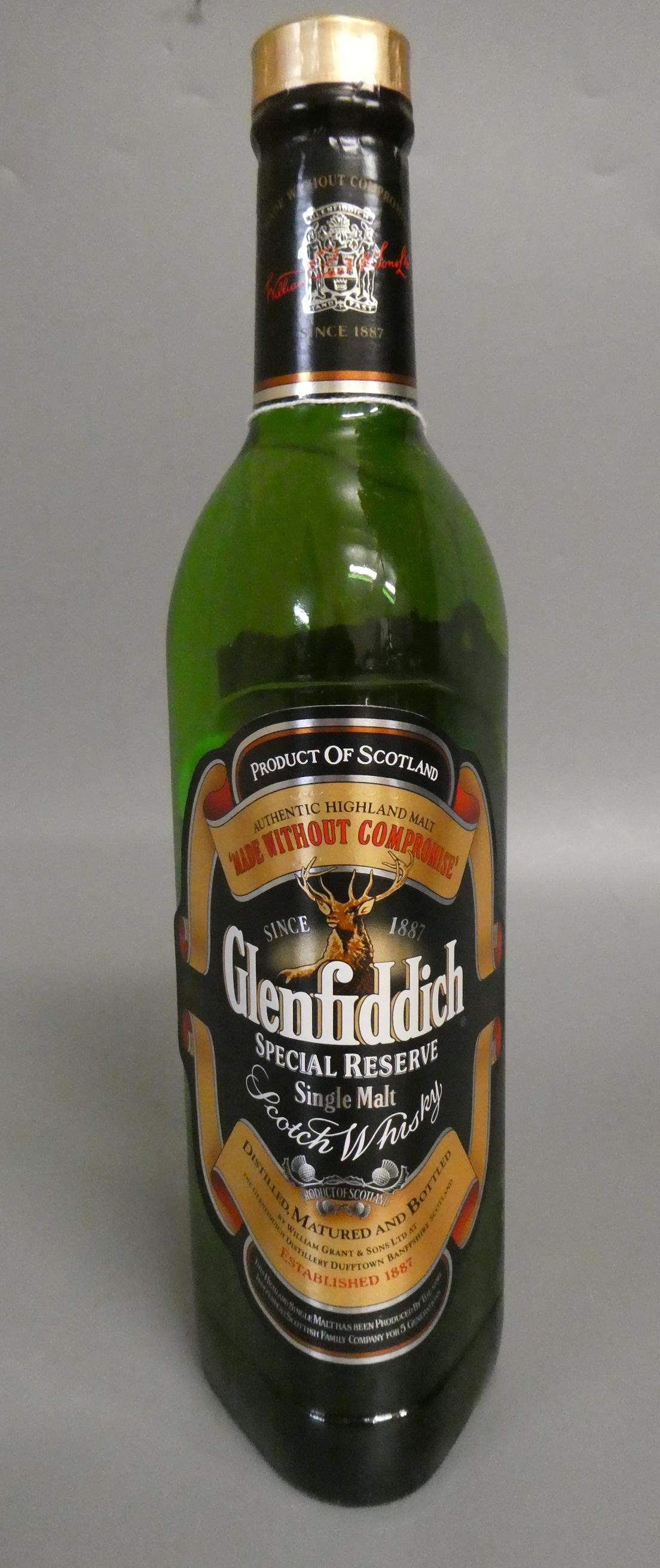 1 bottle Glenfiddich special reserve single malt whisky (Est. plus 24% premium inc. VAT) Image