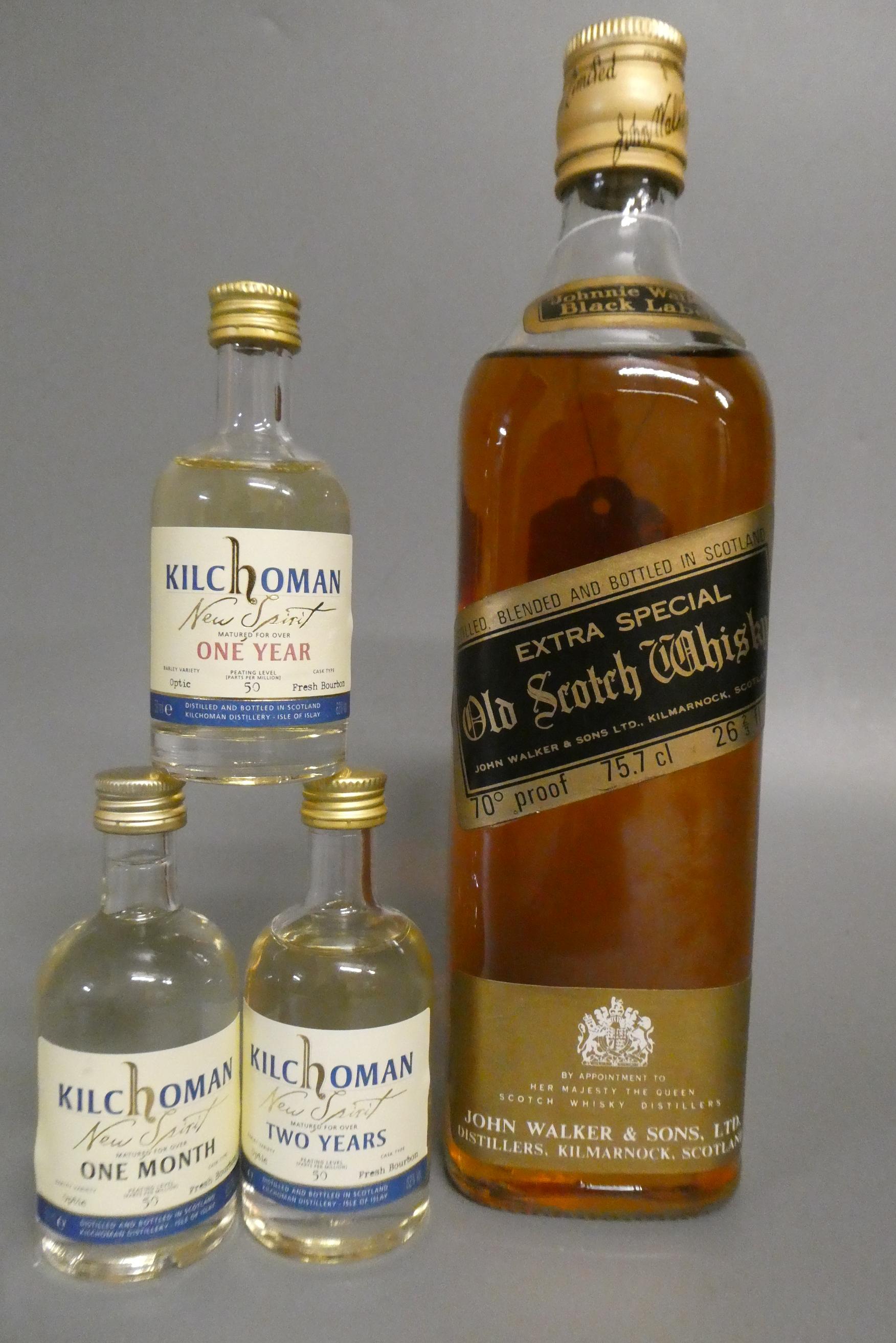 1 bottle Johnnie Walker Black Label extra special old scotch whisky Image