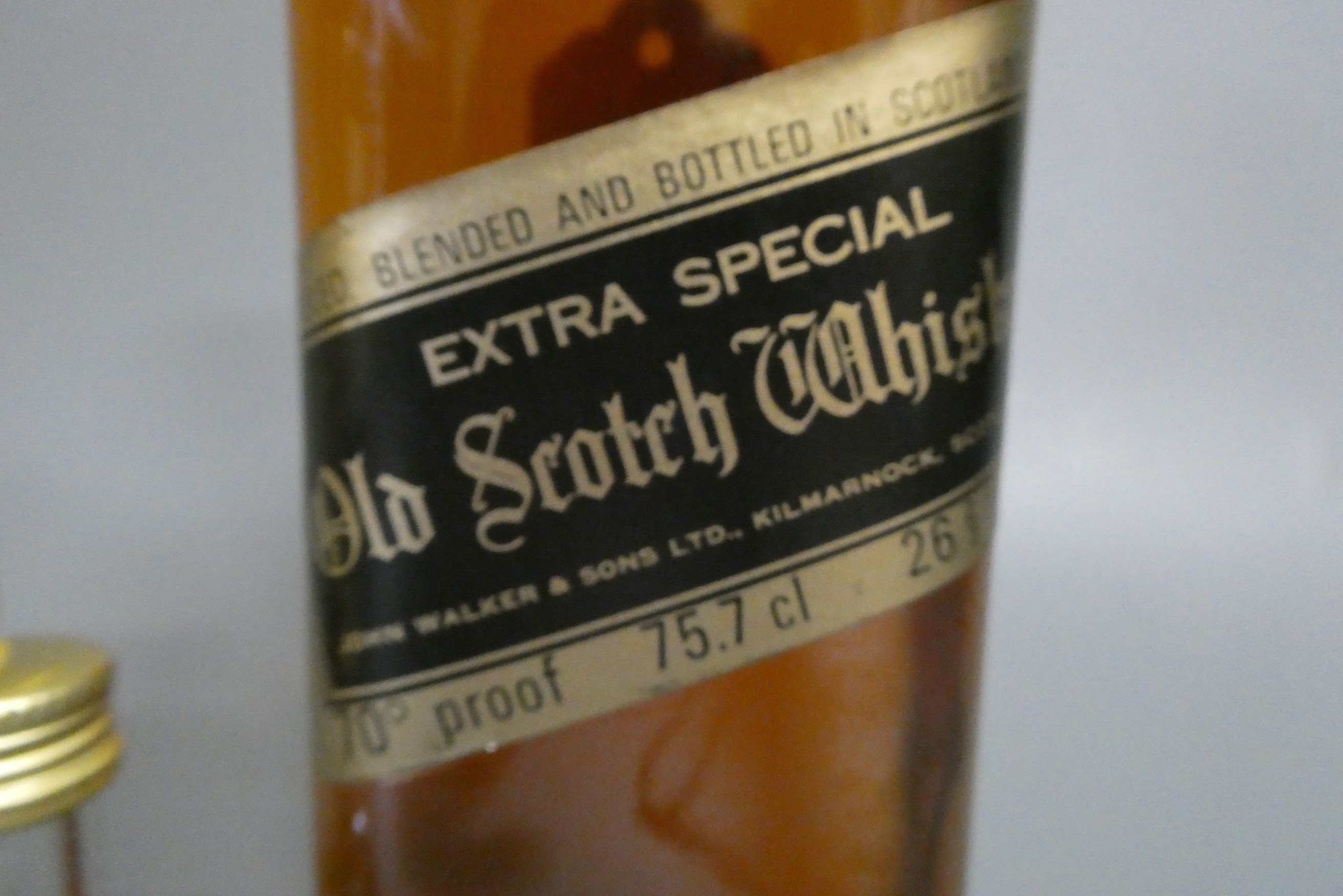 1 bottle Johnnie Walker Black Label extra special old scotch whisky Image