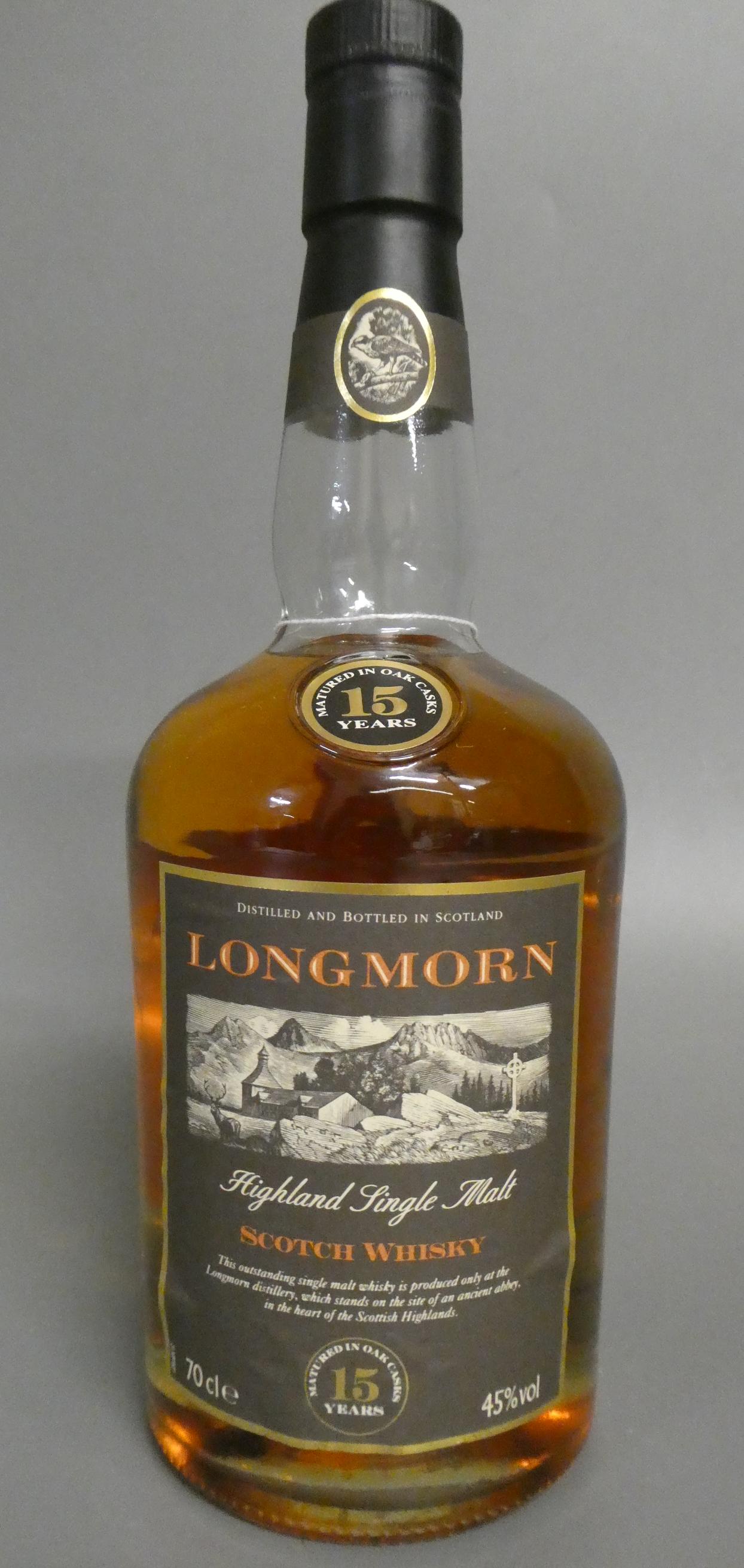 1 bottle Longmorn 15 year old Highland single malt whisky, 45% (Est. plus 24% premium inc. VAT) Image