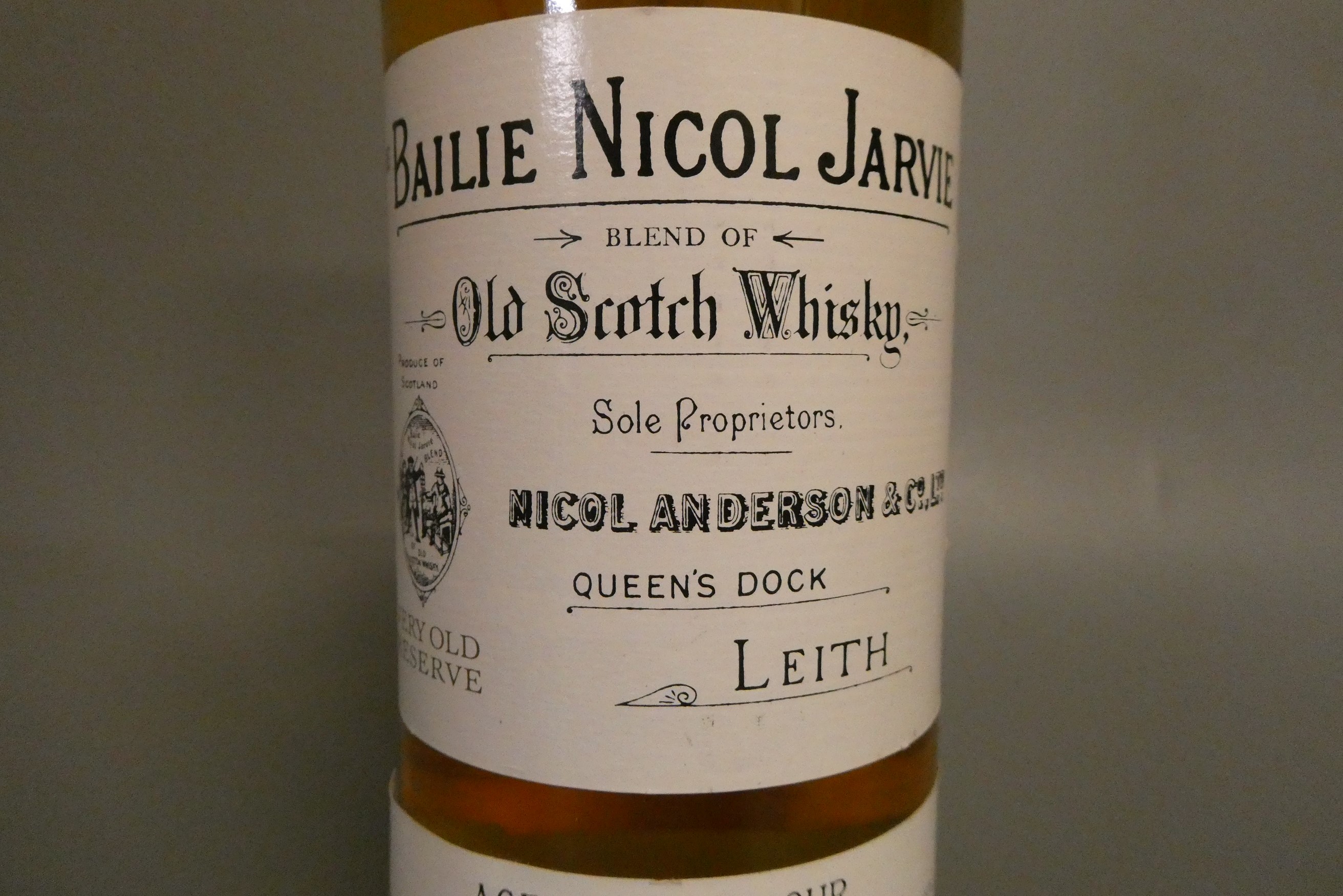 1 bottle The Bailie Nicol Jarvie old Scotch whisky, Leith, 40% (Est. plus 24% premium inc. VAT) Image