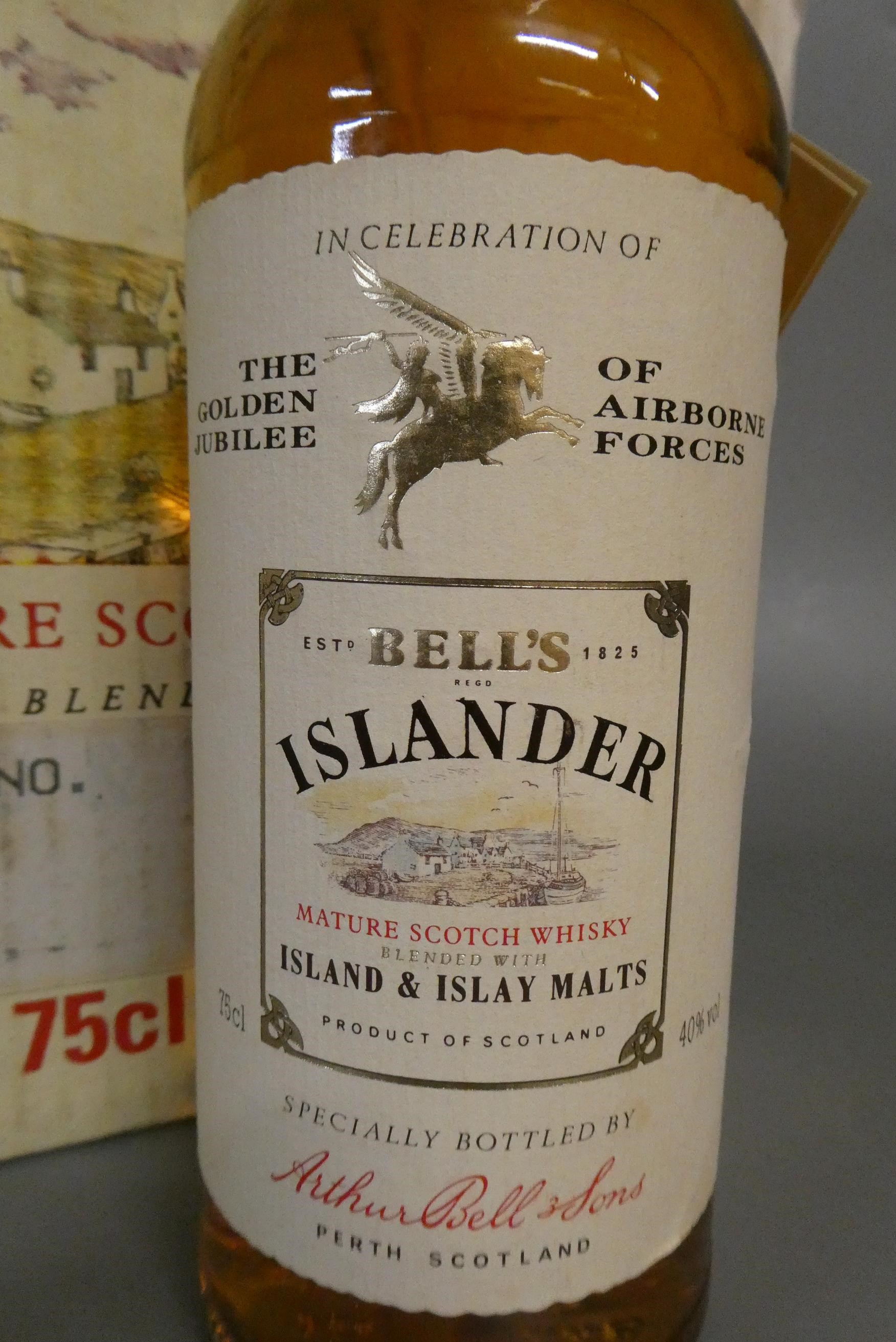 6 bottles Bell's Islander mature scotch whisky, specially bottled by Arthur Bells & Sons in Image