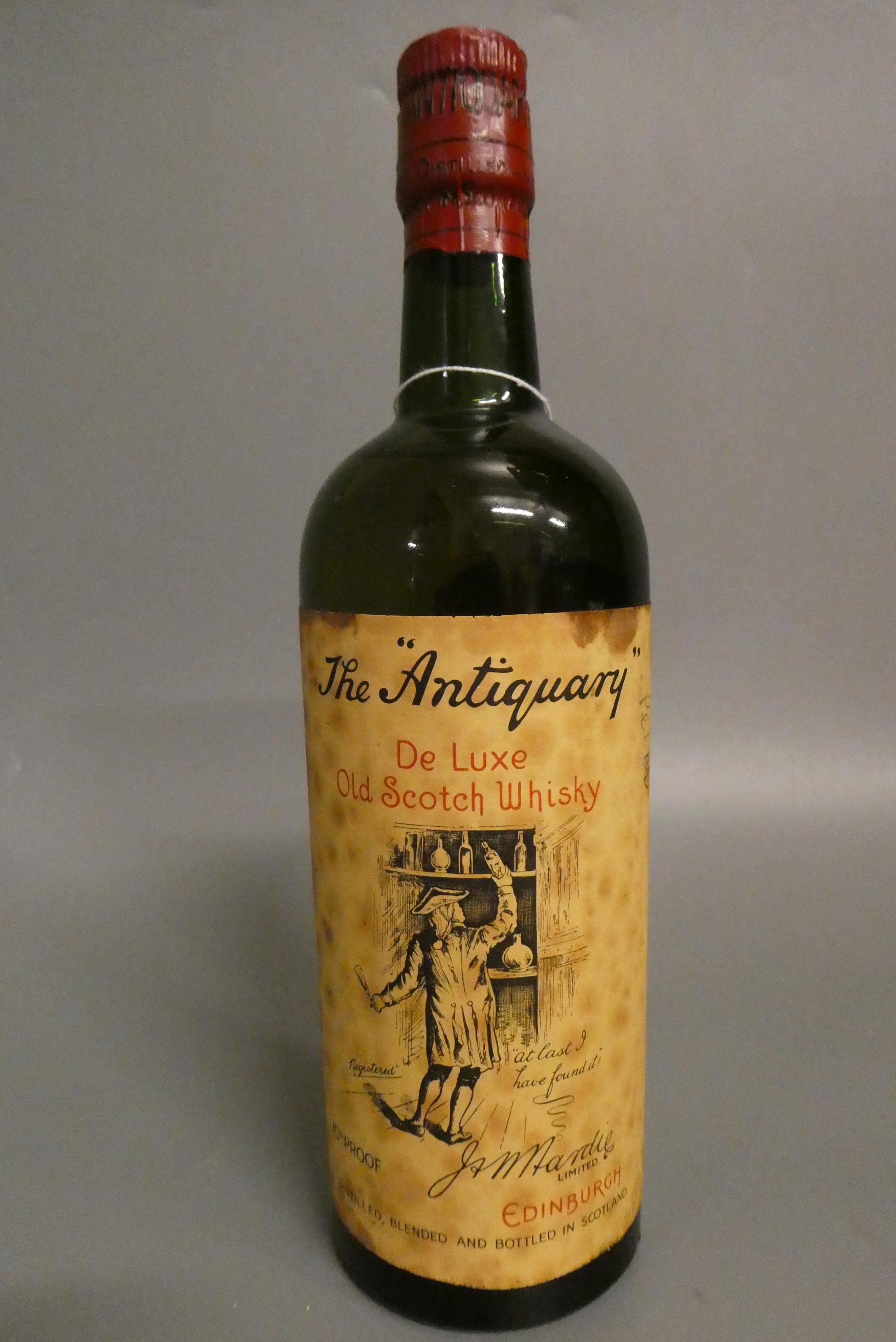 1 bottle The "Antiquary" De Luxe Old Scotch Whisky, J & W Hardie, 70° proof (Est. plus 24% premium Image