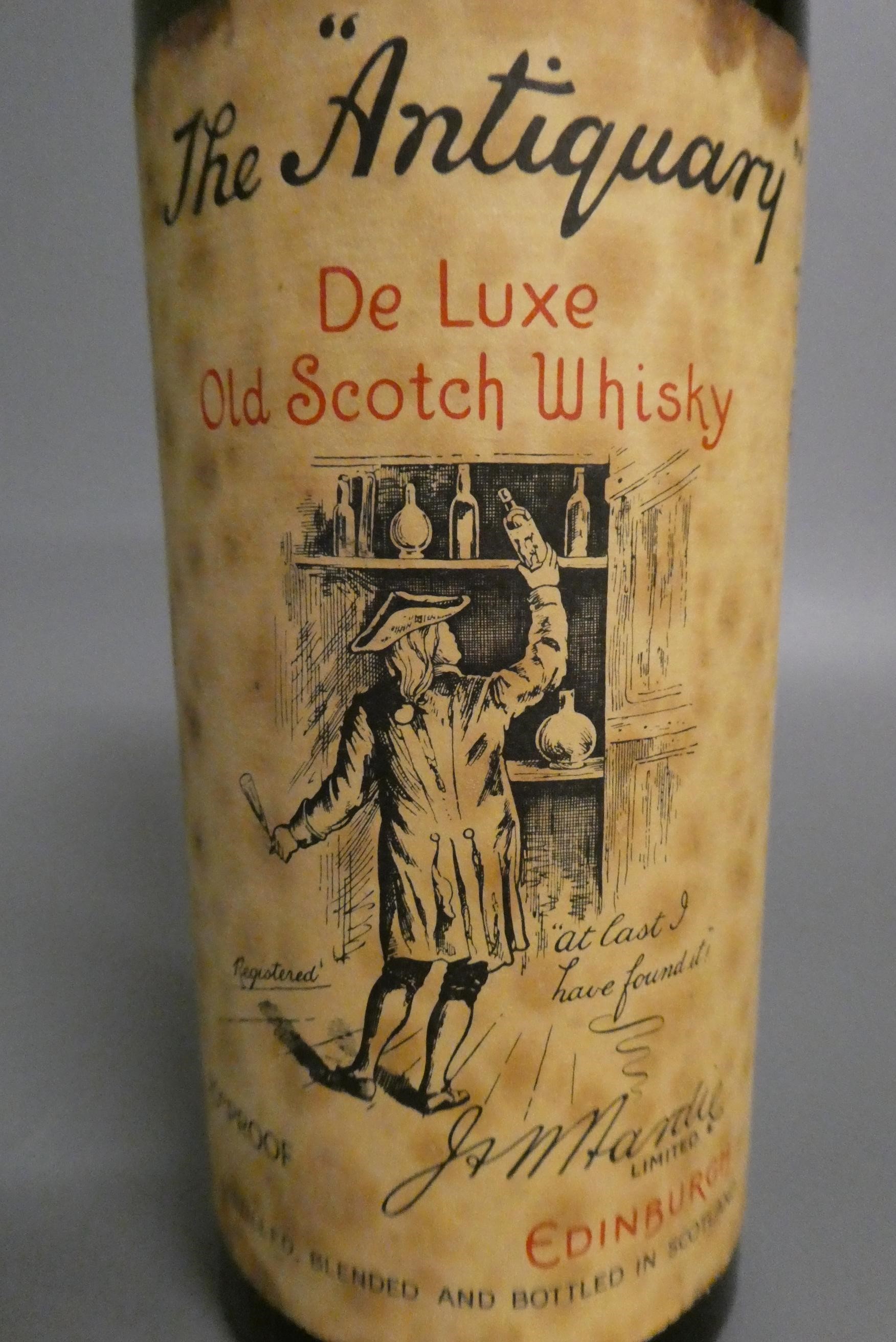 1 bottle The "Antiquary" De Luxe Old Scotch Whisky, J & W Hardie, 70° proof (Est. plus 24% premium Image