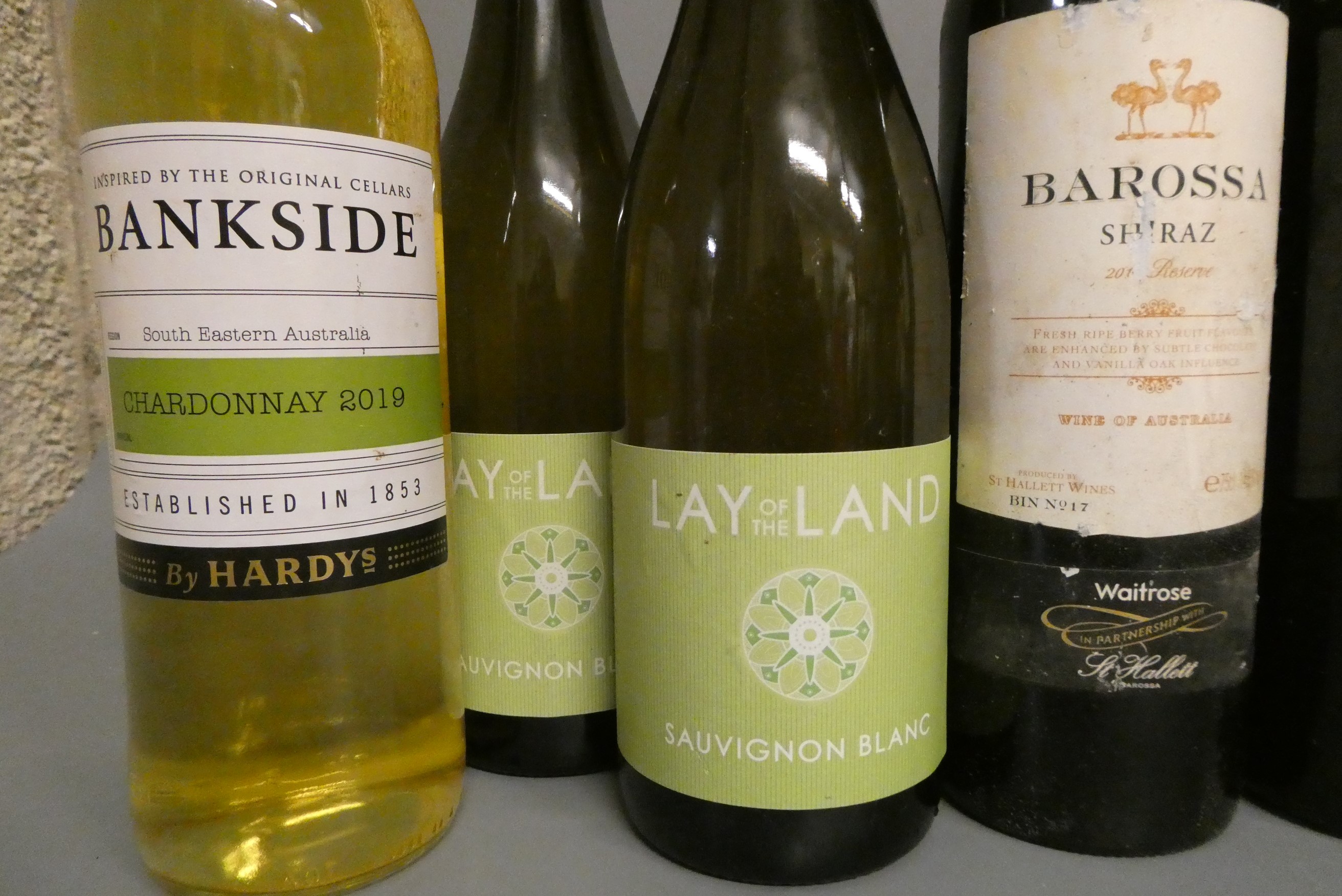 11 bottles of New World wine Image