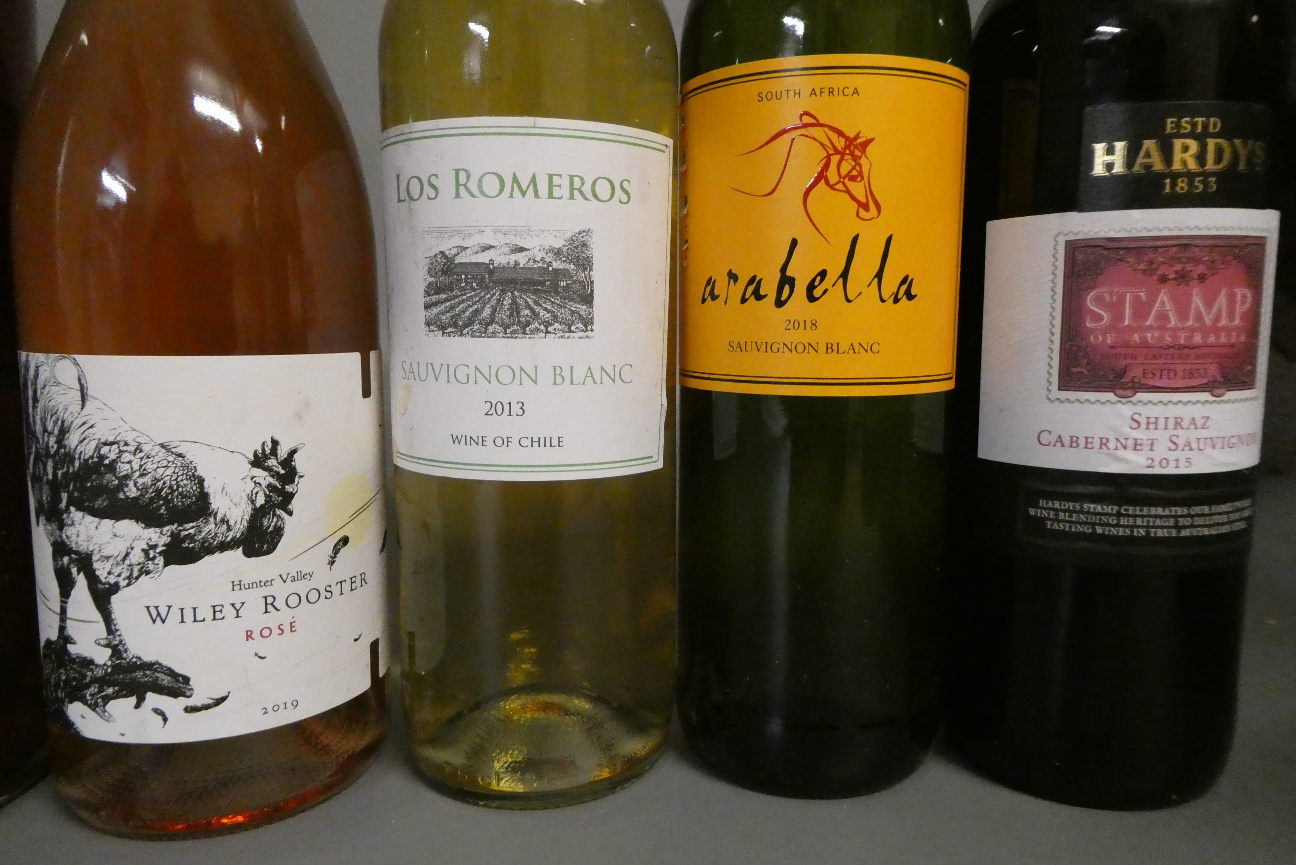 11 bottles of New World wine Image