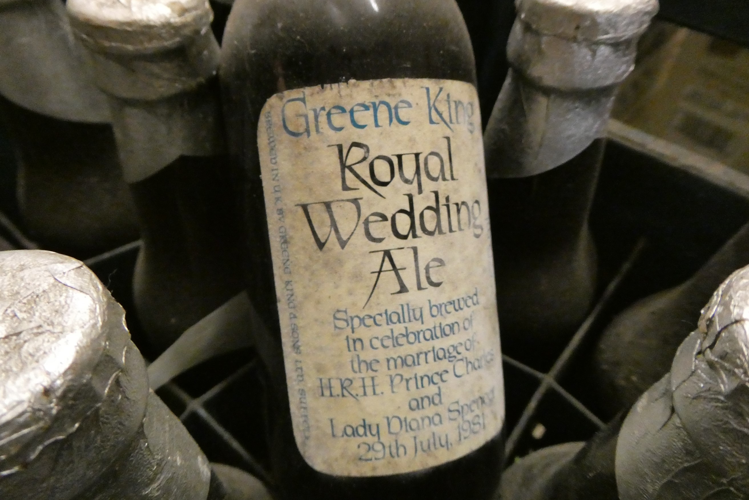 24 bottles of special edition ale, including Greene King Wedding Ale, Watney Mann World Cup Ale and Image