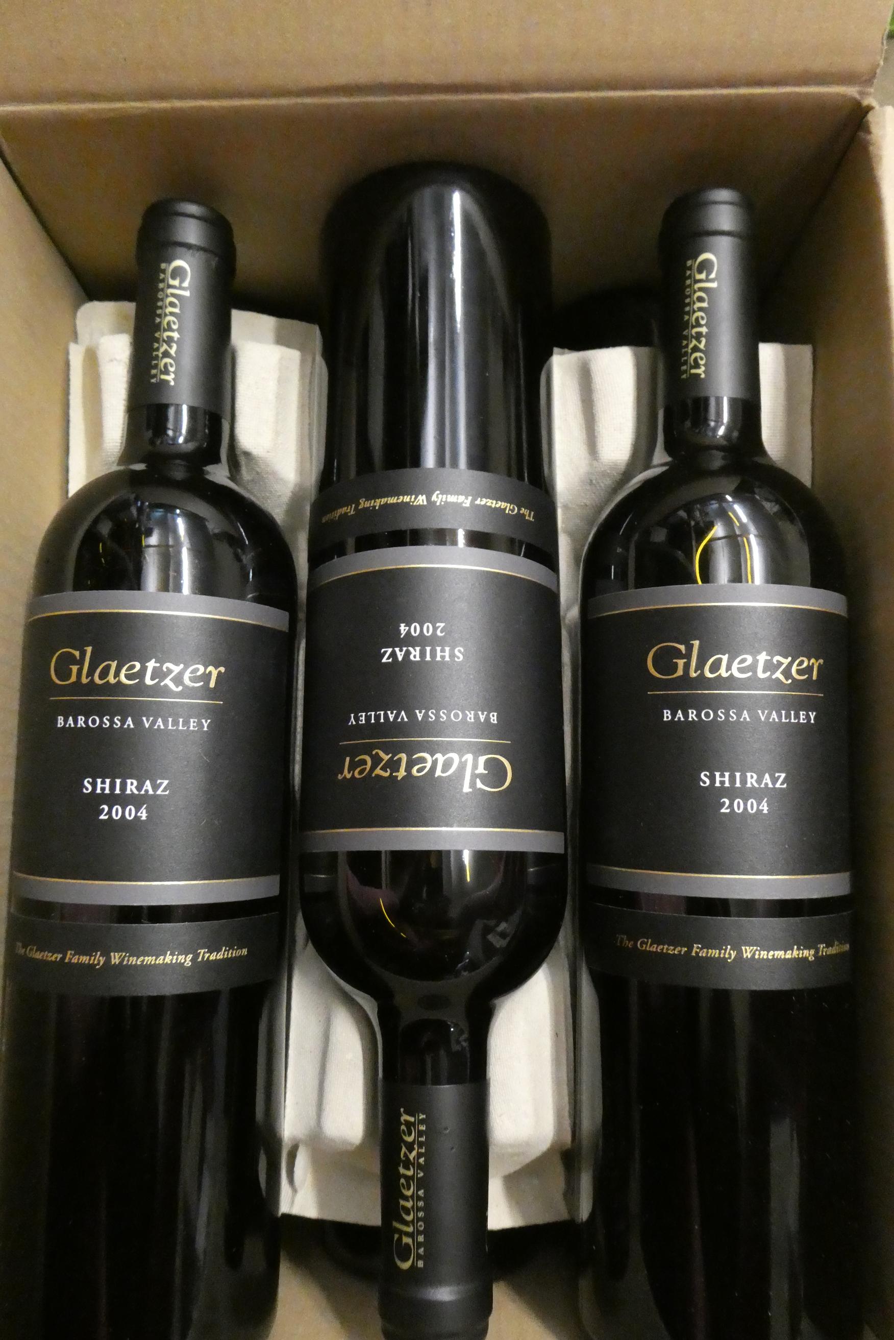6 bottles Glaetzer, 2004, Barossa Valley shiraz, OC (Est. plus 24% premium inc. VAT) Image