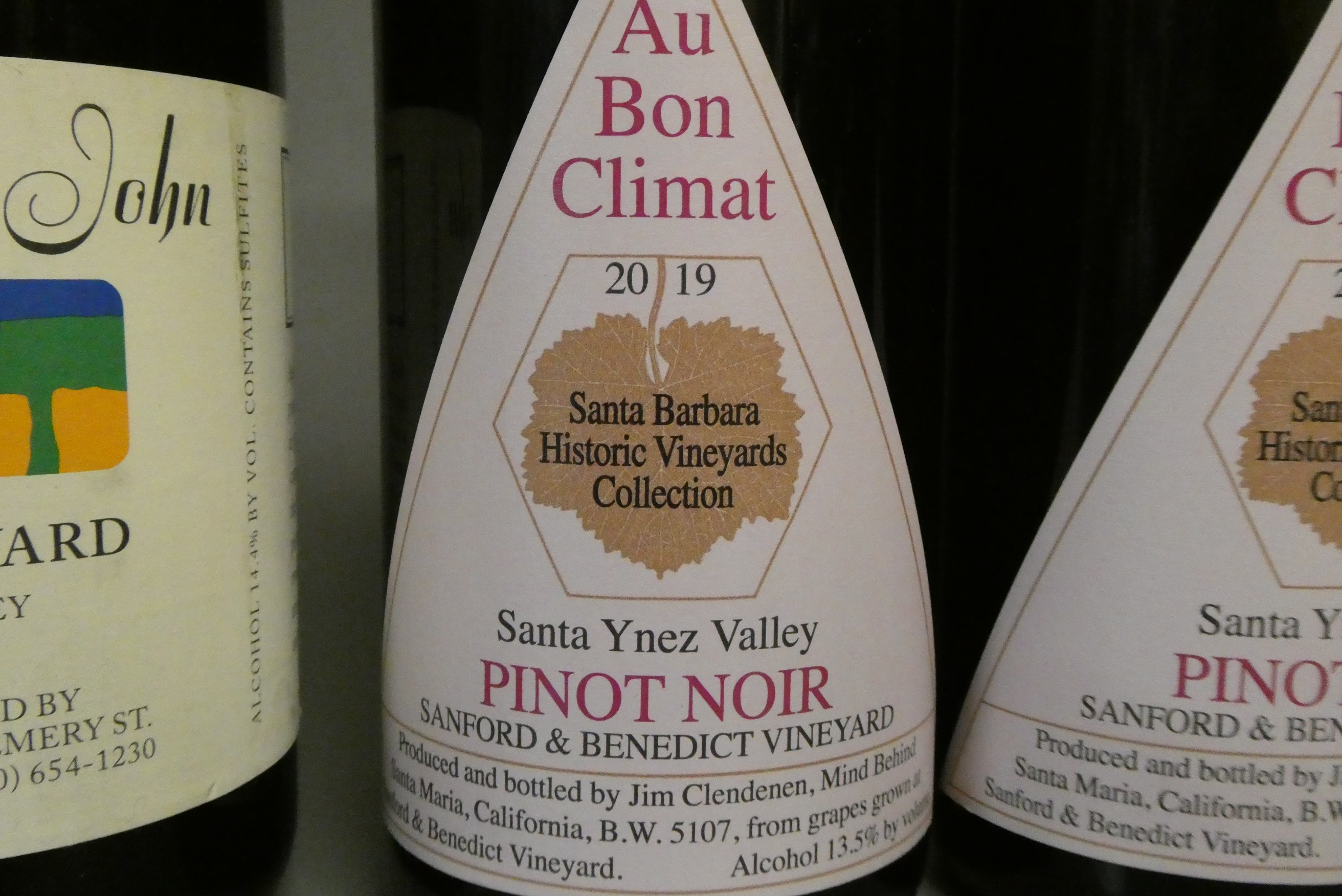 4 bottles Edmunds St. John, Durell Vineyard Syrah, 1992, 1993, 1994 & 1995, Sonoma Valley, together Image