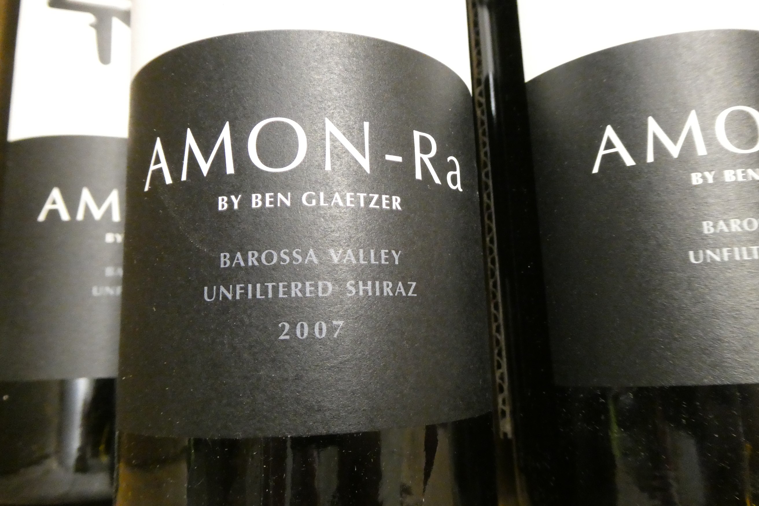 5 bottles AMON-Ra, Ben Glaetzer, Barossa Valley shiraz, comprising 3 2005, 1 2007 & 1 2010 (Est. Image