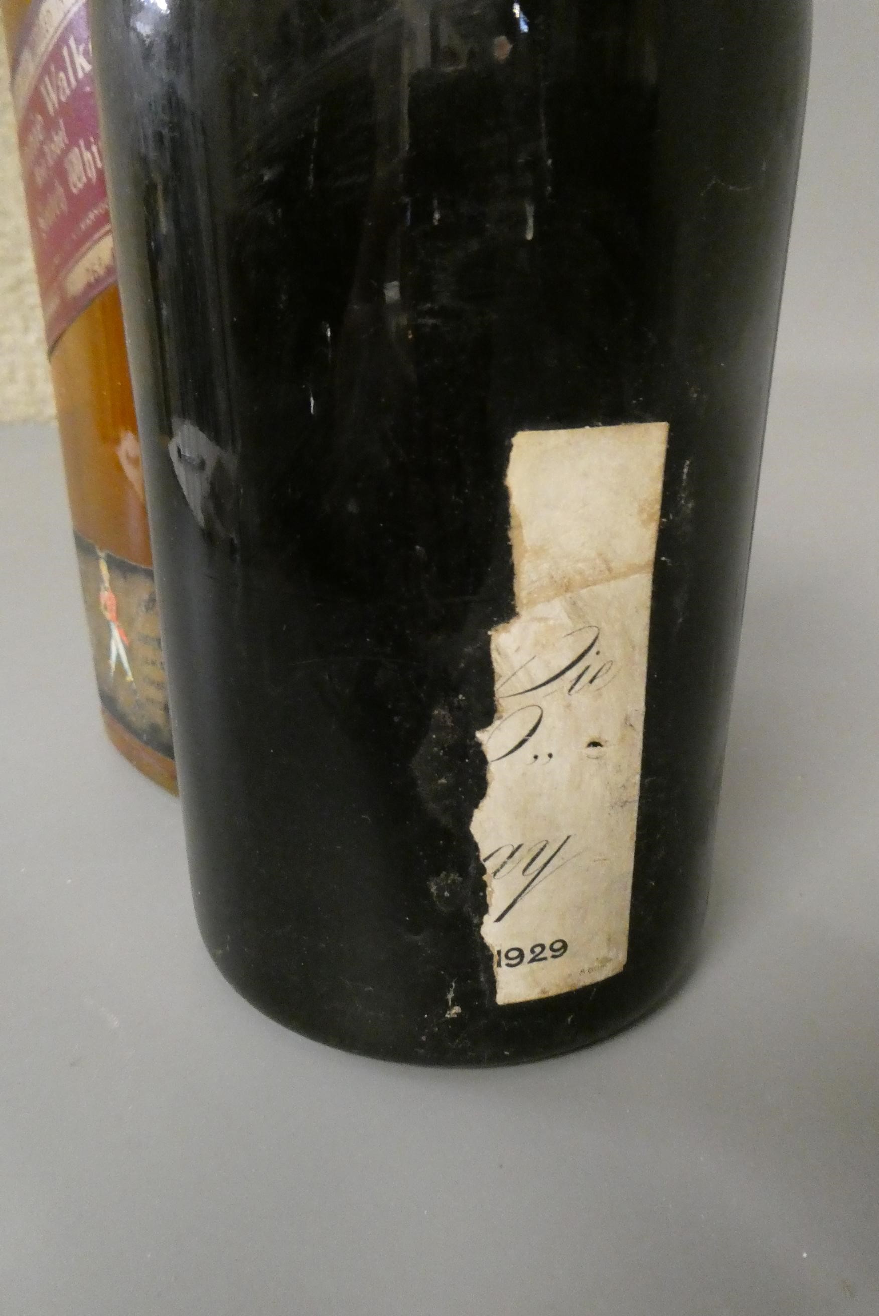 1 bottle Leon Gobert & Cie 1929 vintage champagne "Reserved for Great Britain", together with a Image