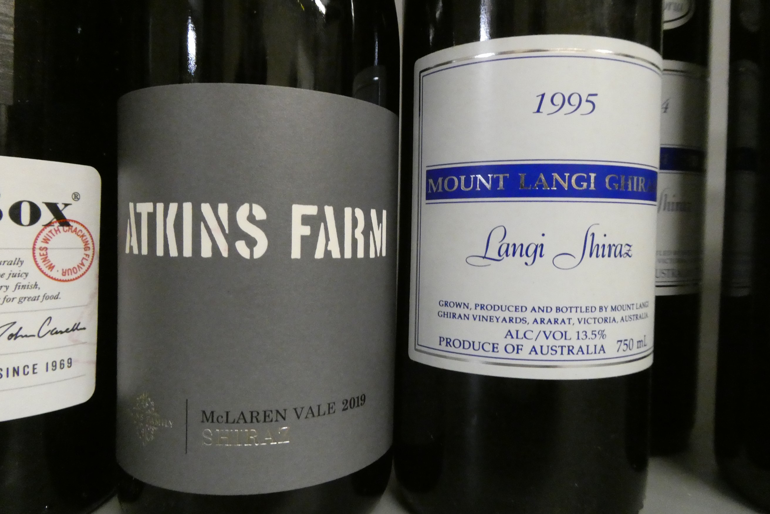 11 bottles Australian shiraz Image