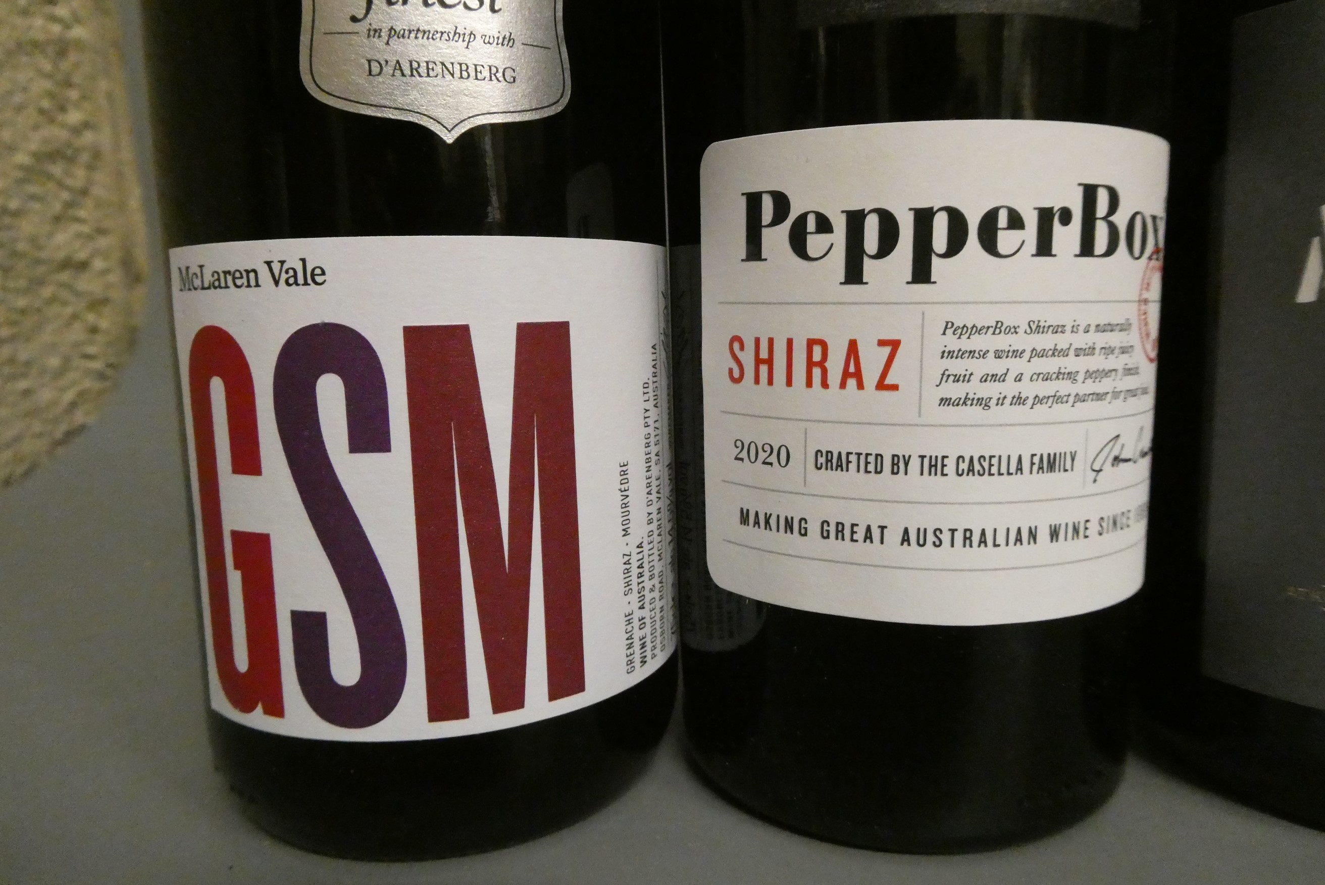11 bottles Australian shiraz Image