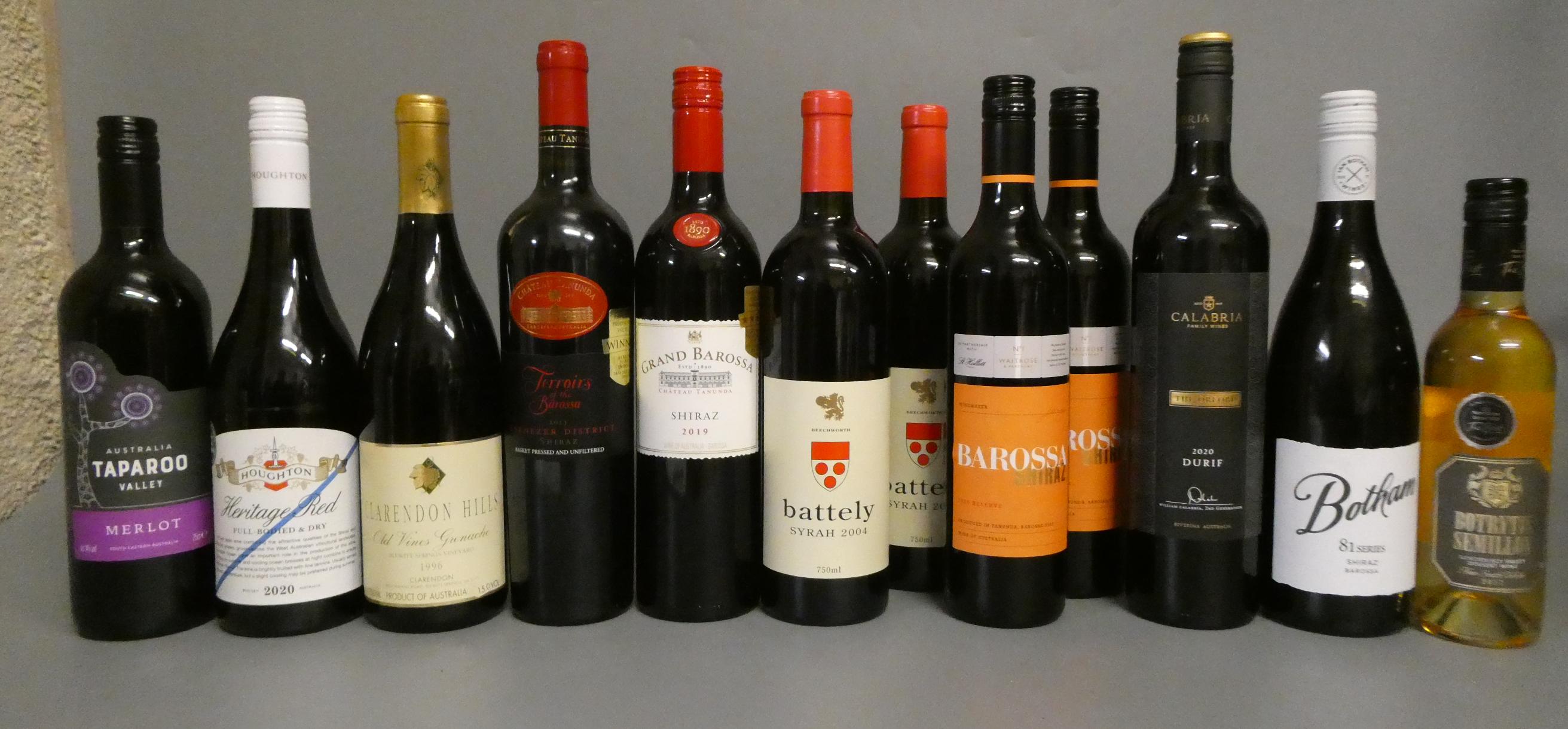 11 & 1 half bottles Australian wine Image