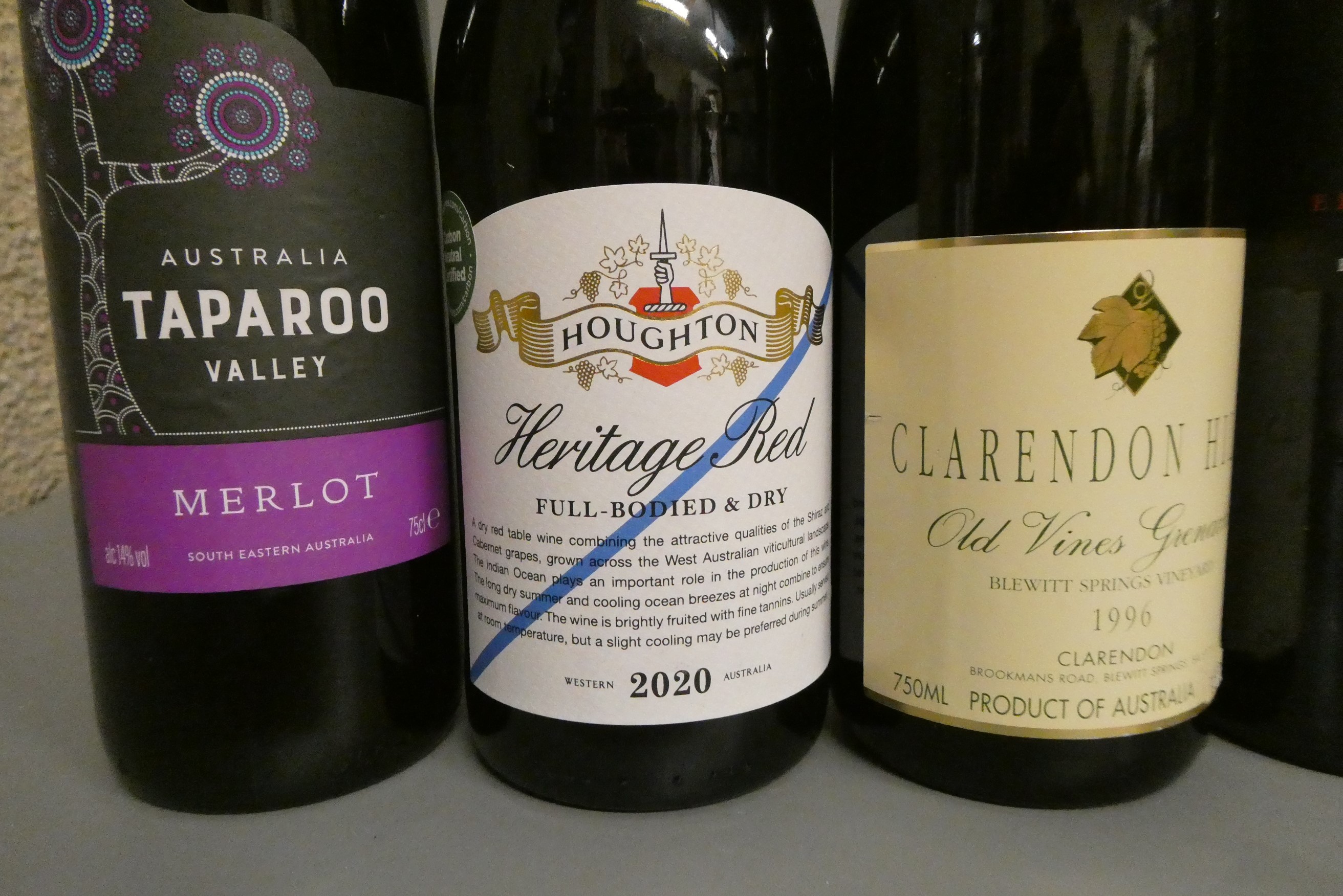 11 & 1 half bottles Australian wine Image