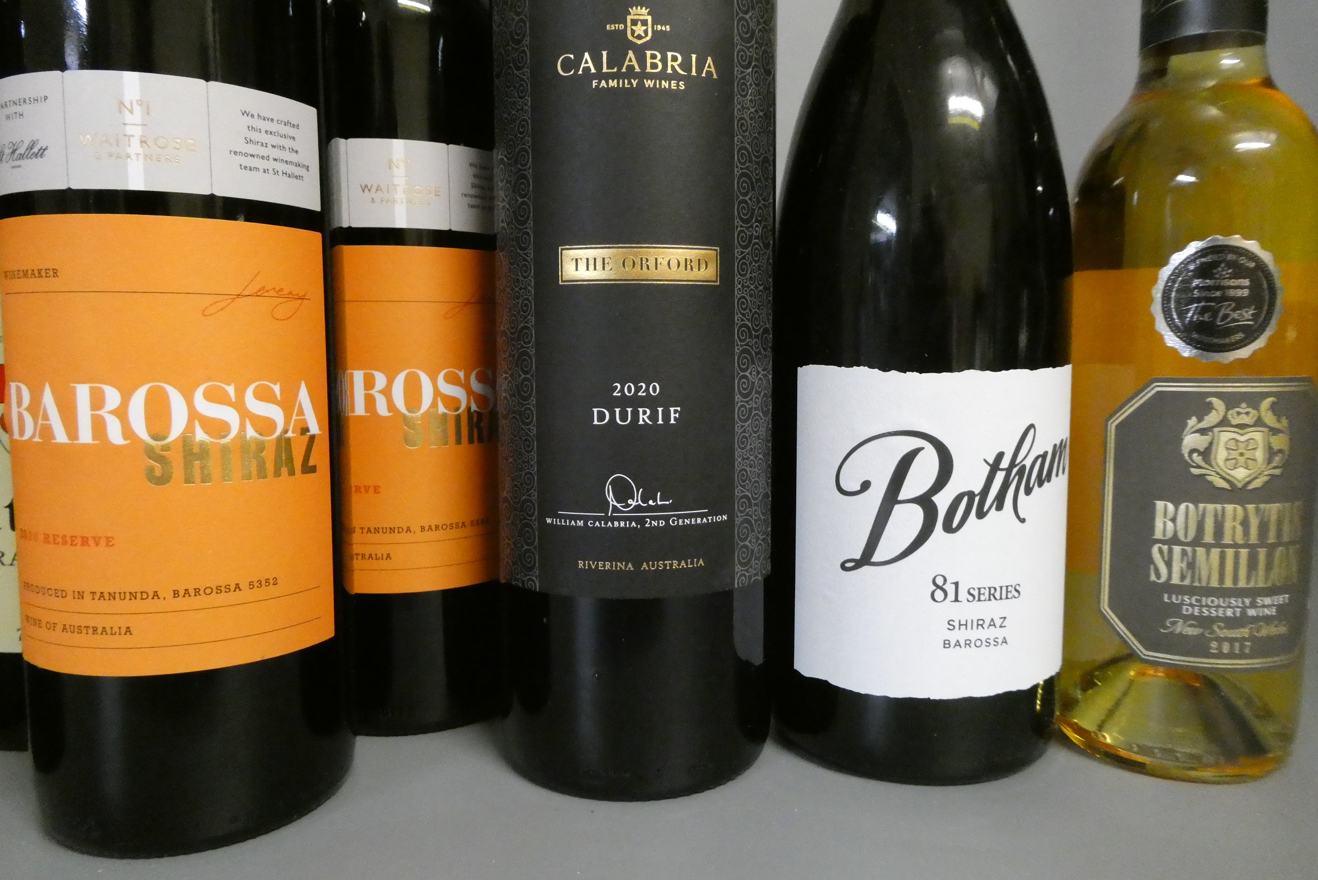 11 & 1 half bottles Australian wine Image