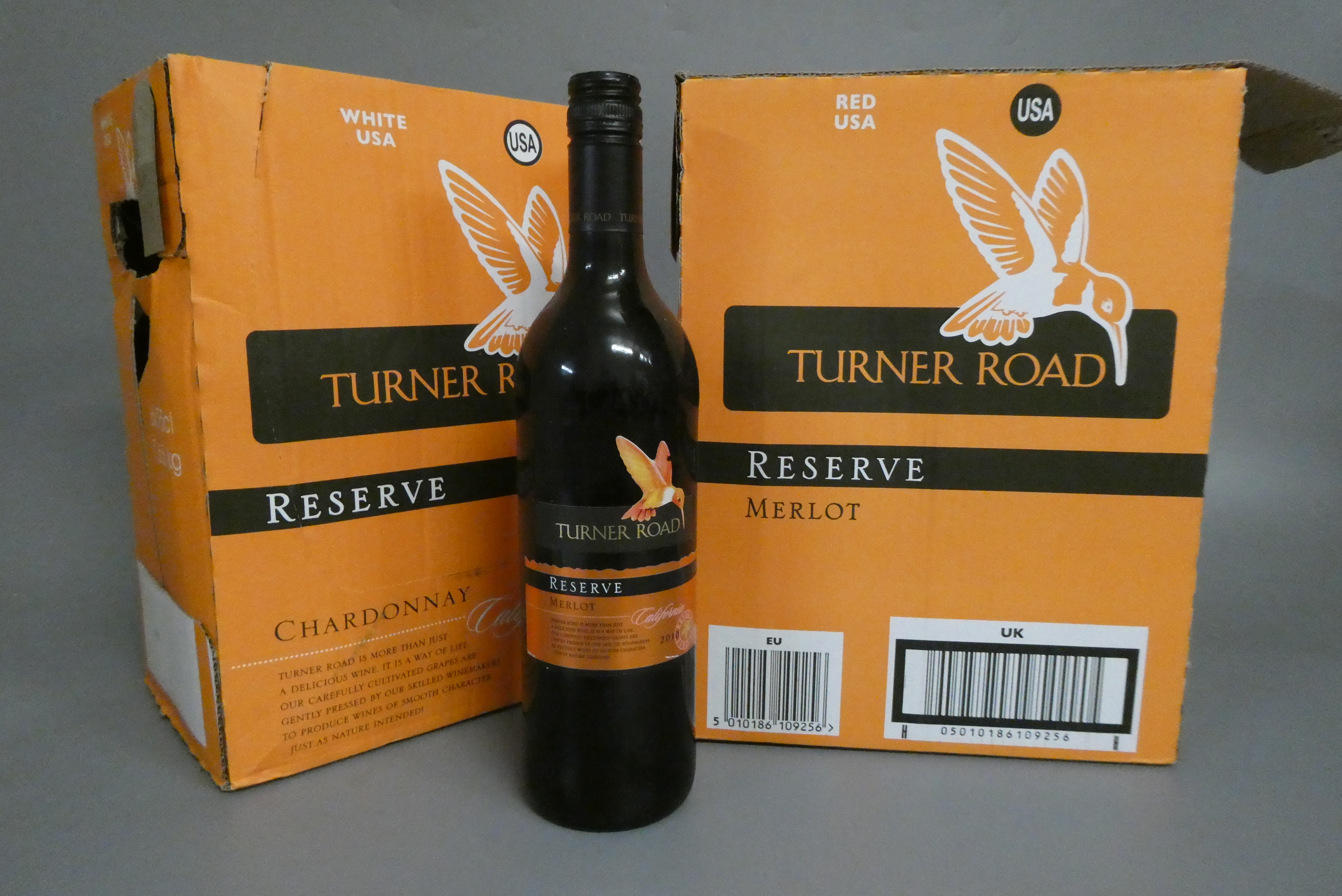 13 bottles Californian Turner Road reserve, comprising 6 2011 & 1 2010 Merlot, & 6 2011 Chardonnay, Image