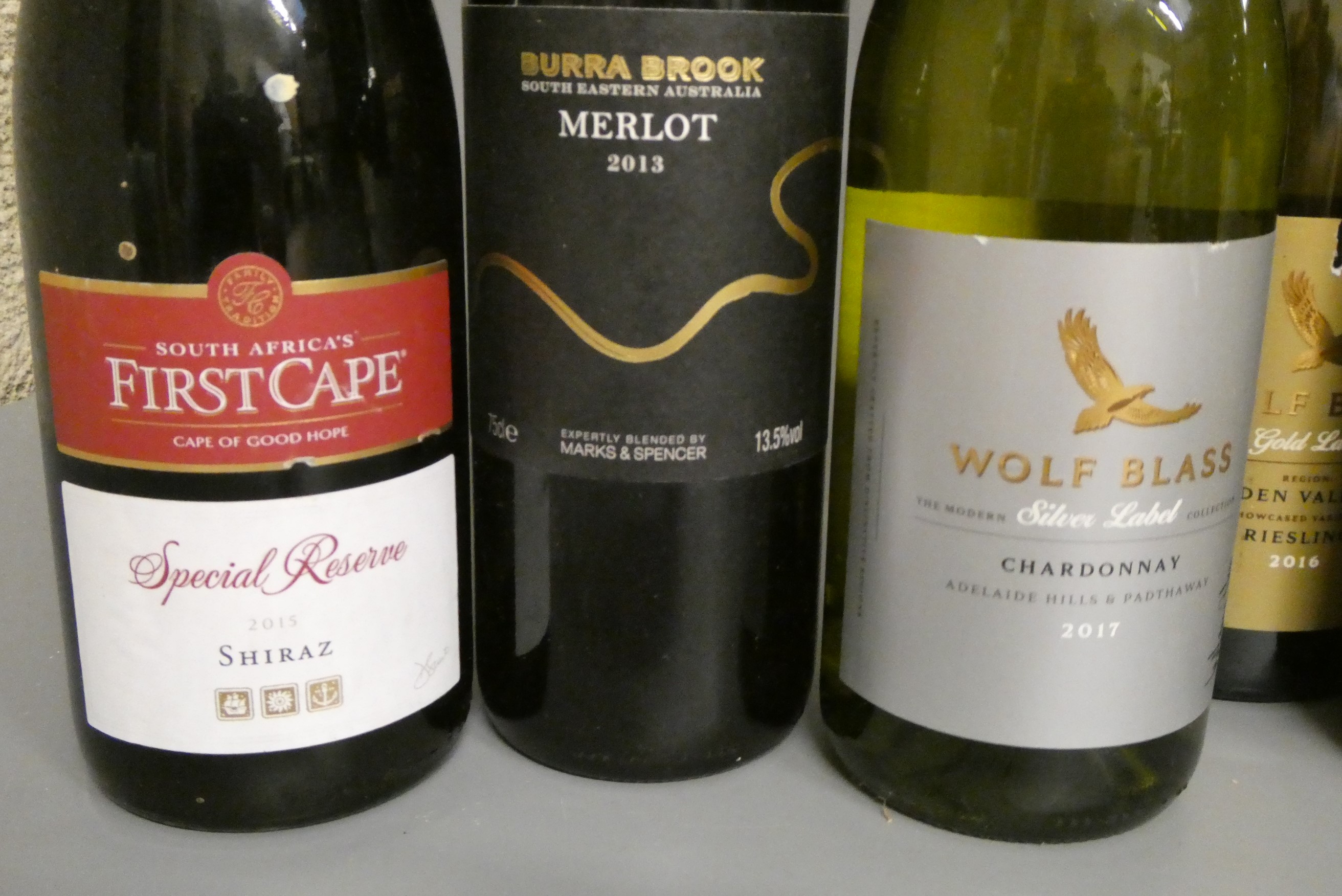 16 bottles of mainly Wolf Blass Australian wine Image