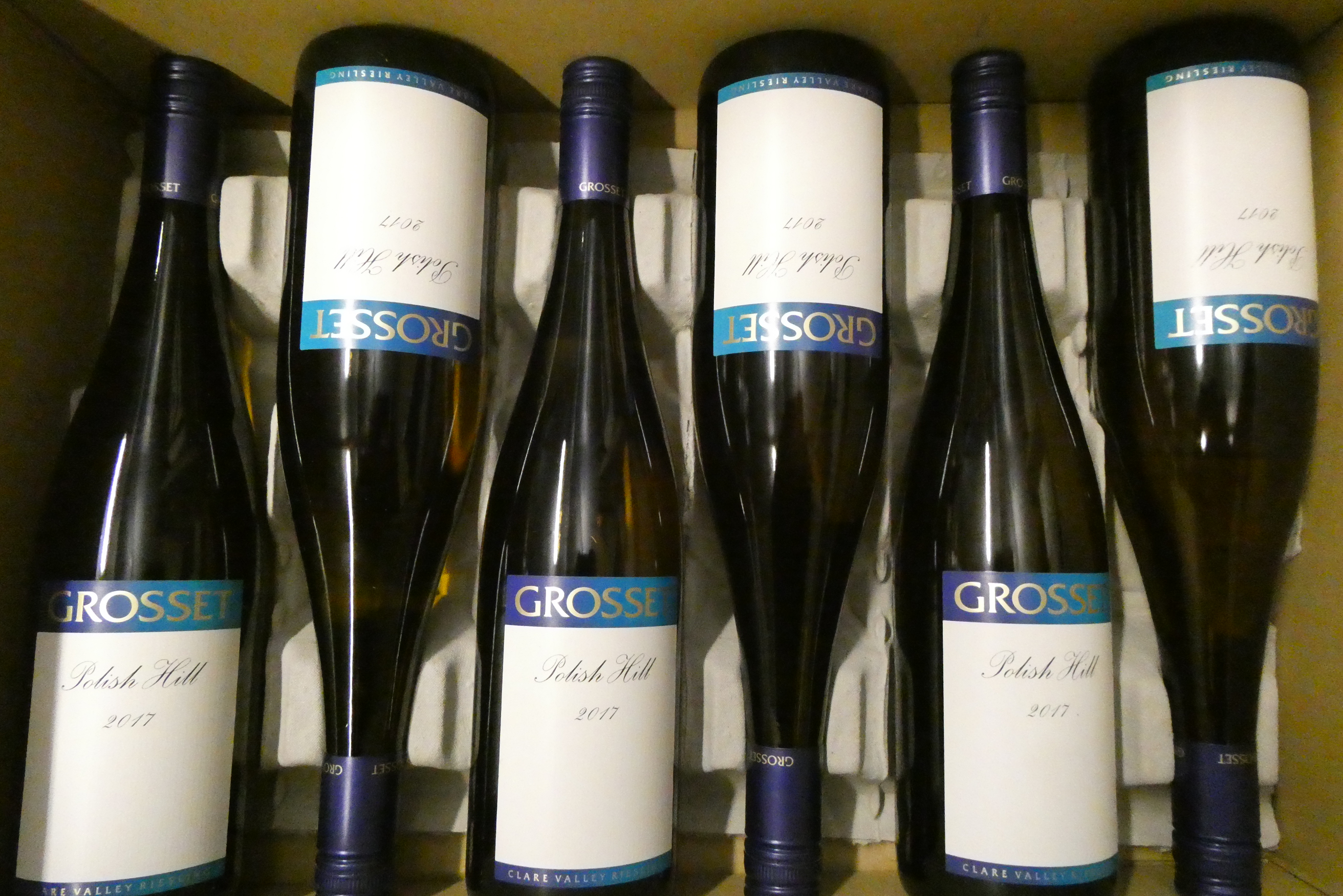 6 bottles Polish Hill, 2017, Grosset, Clare Valley Riesling, OC (Est. plus 24% premium inc. VAT) Image