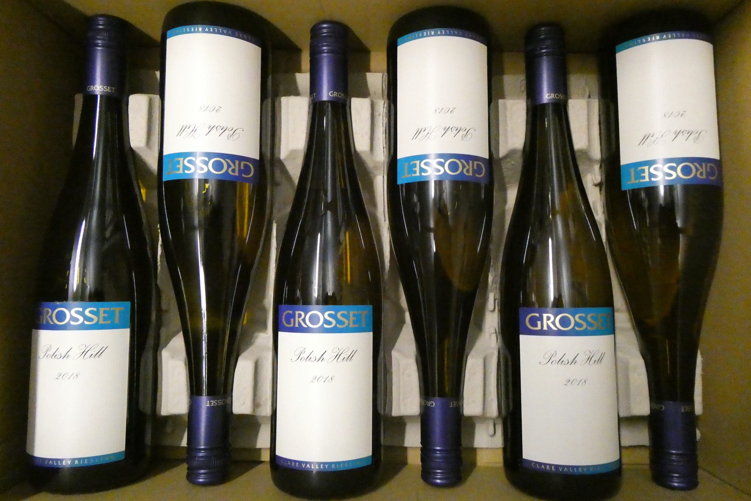 6 bottles Polish Hill, 2018, Grosset, Clare Valley Riesling, OC (Est. plus 24% premium inc. VAT) Image