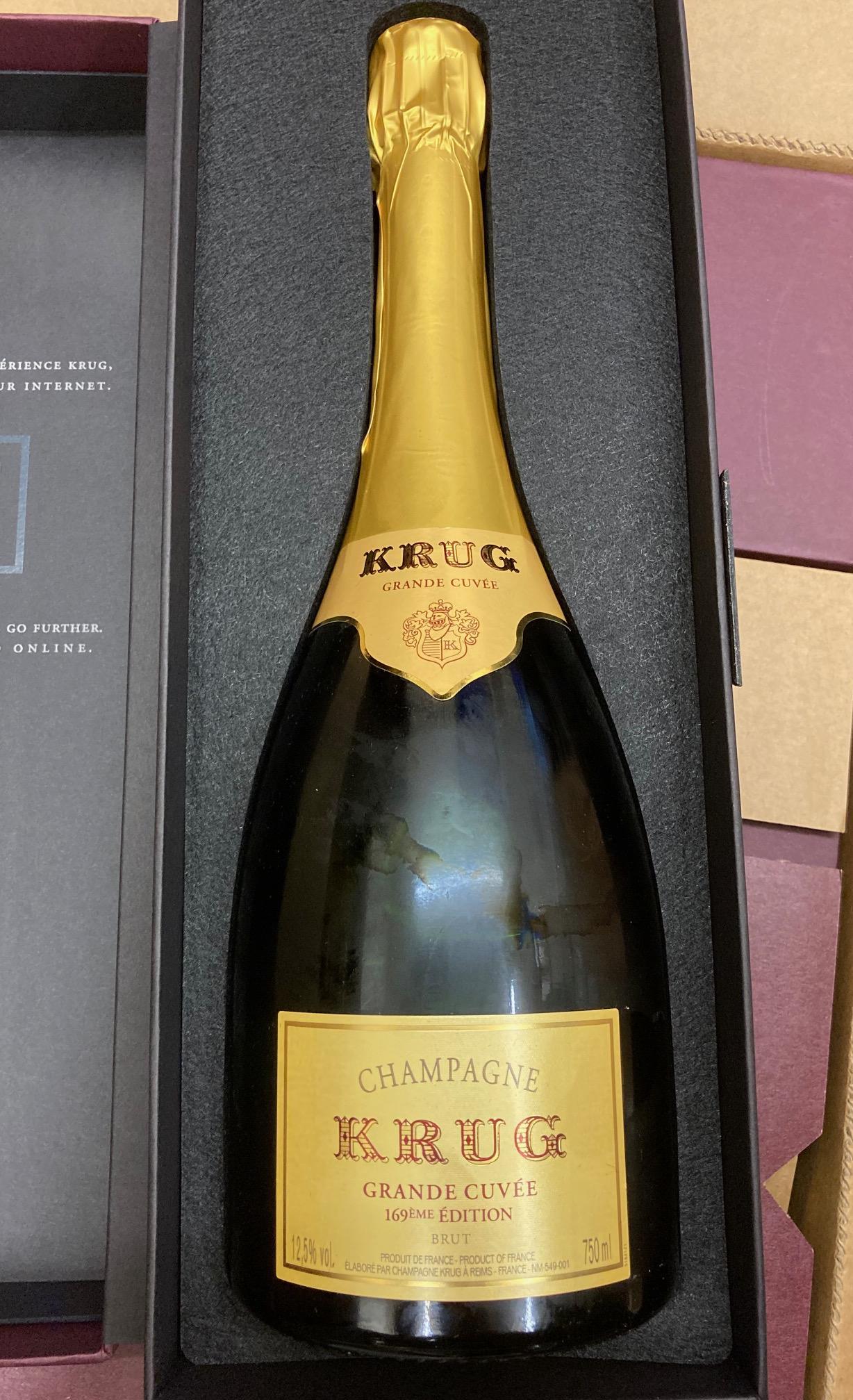 1 bottle Krug champagne, grande cuvee, boxed Image