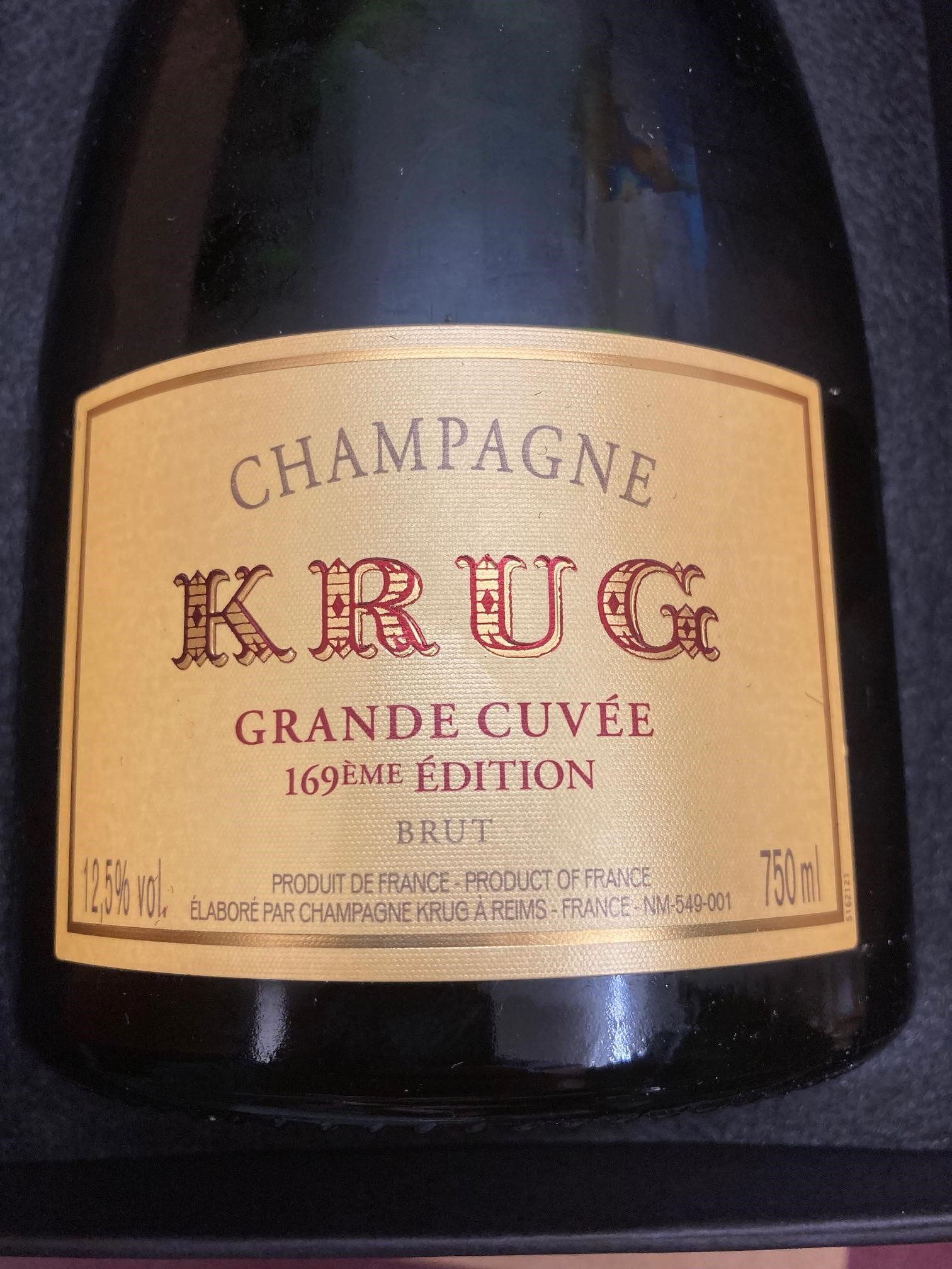 1 bottle Krug champagne, grande cuvee, boxed Image