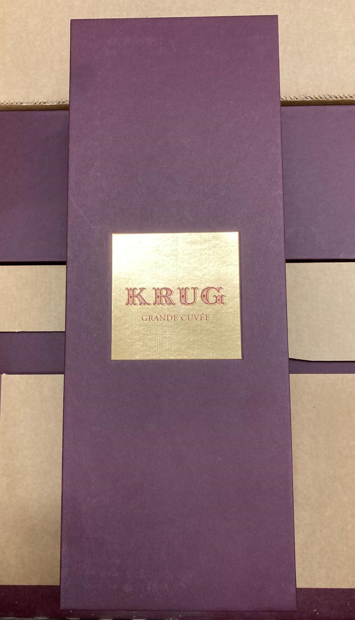 1 bottle Krug champagne, grande cuvee, boxed Image