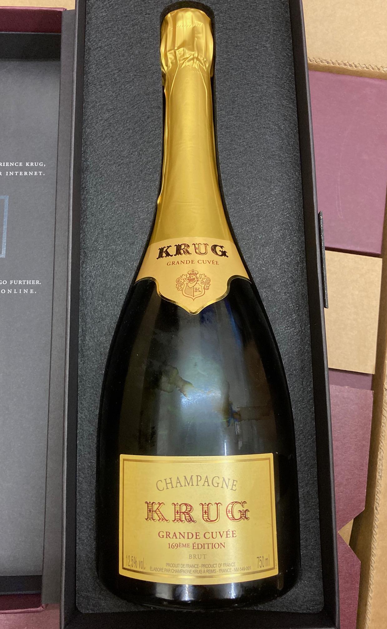 1 bottle Krug champagne, grande cuvee, boxed Image